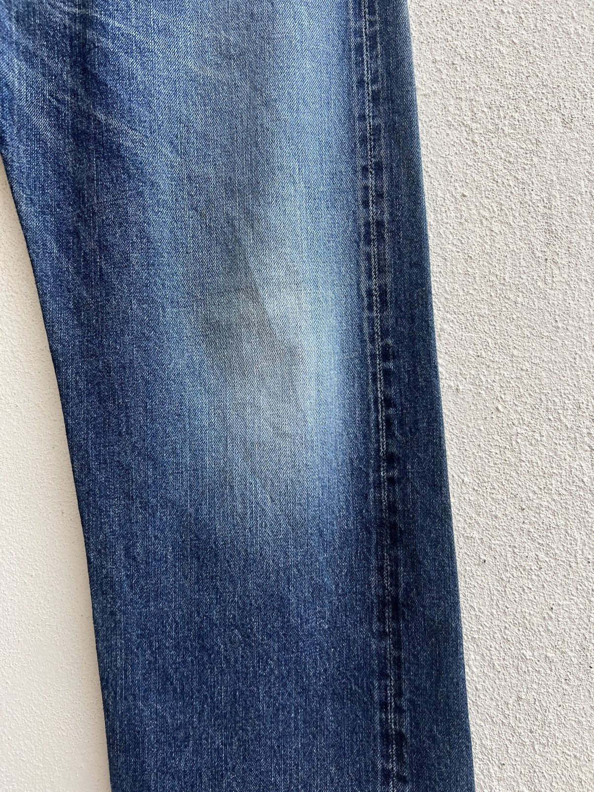Heller's Cafe Dubbleworks X Warehouse Fade Denim Selvedge Jeans Size US 34 / EU 50 - 12 Thumbnail