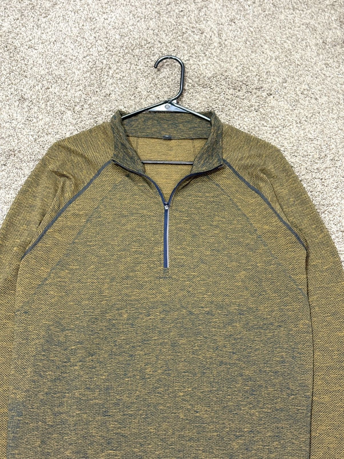 Lululemon Lululemon Mens L Tech Half Zip Long Sleeve Performance Brown Size US L / EU 52-54 / 3 - 2 Thumbnail