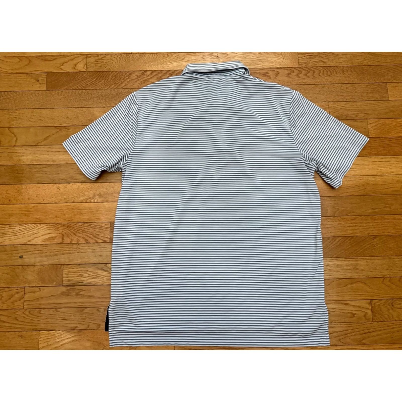 RLX Ralph Lauren VINTAGE RLX Ralph Lauren Polo Shirt Mens Sz L Blk Gry White Performance Stretch Wicking Size US L / EU 52-54 / 3 - 2 Thumbnail