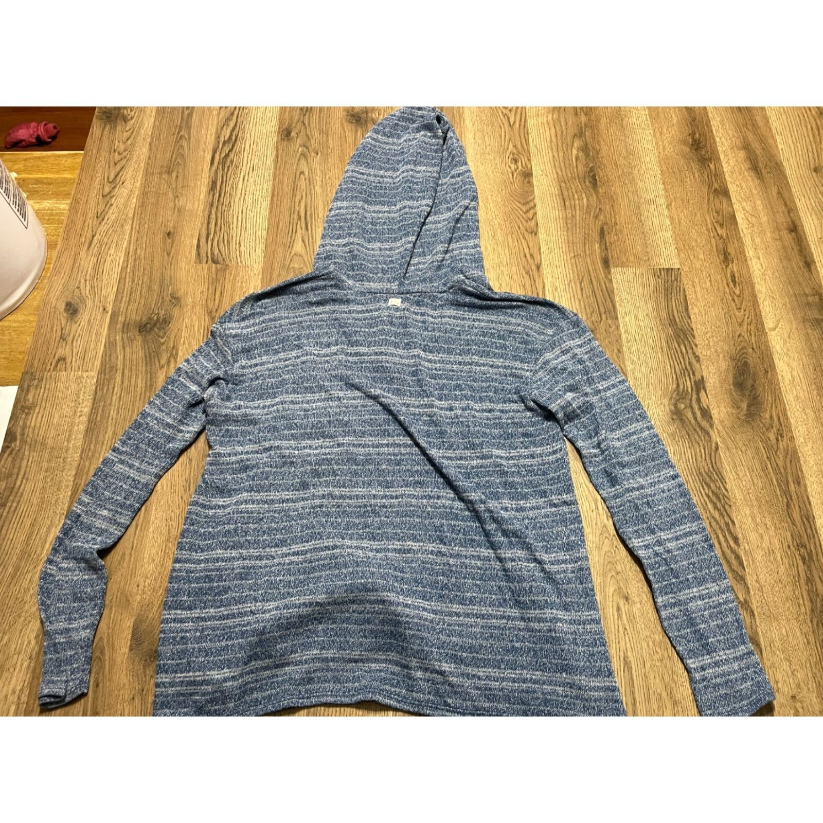 Volcom Volcom Hoodie Women's Medium Blue Pullover Long Sleeve V-neck Size M / US 6-8 / IT 42-44 - 2 Thumbnail