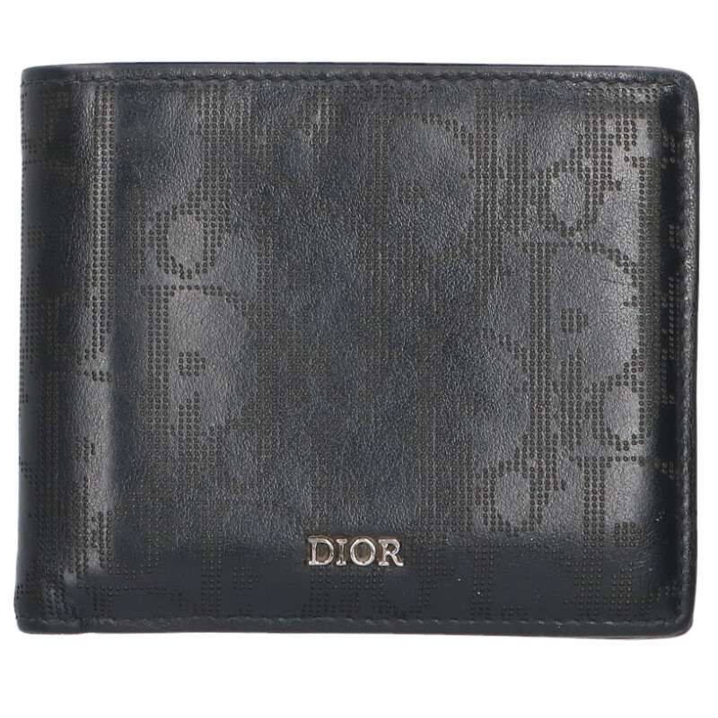 Dior Black Dior Oblique Jacquard Wallet | Grailed