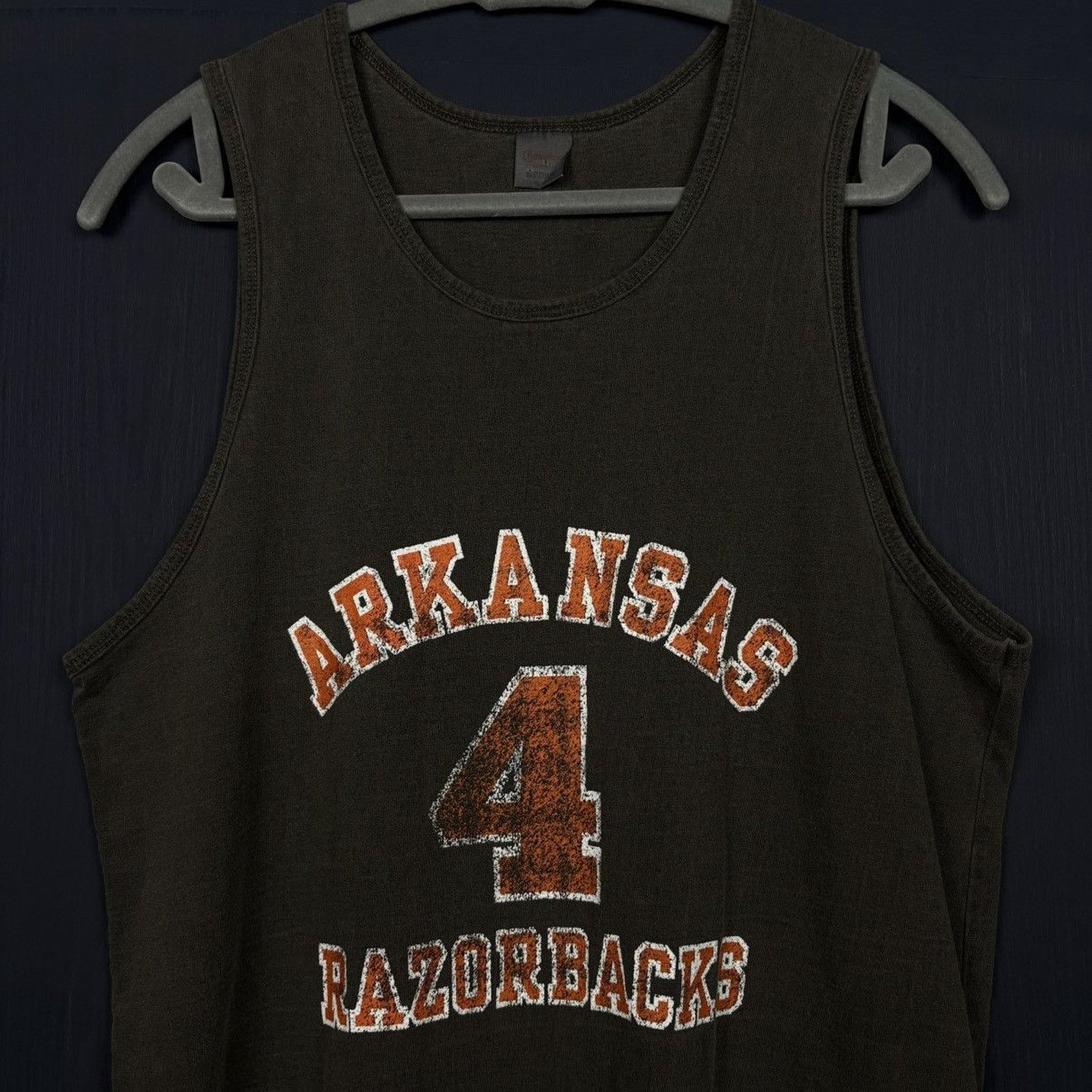 Harley Davidson × Japanese Brand × Vintage 🇯🇵CHESWICK Arkansas Razorbacks Tank Size US M / EU 48-50 / 2 - 2 Thumbnail