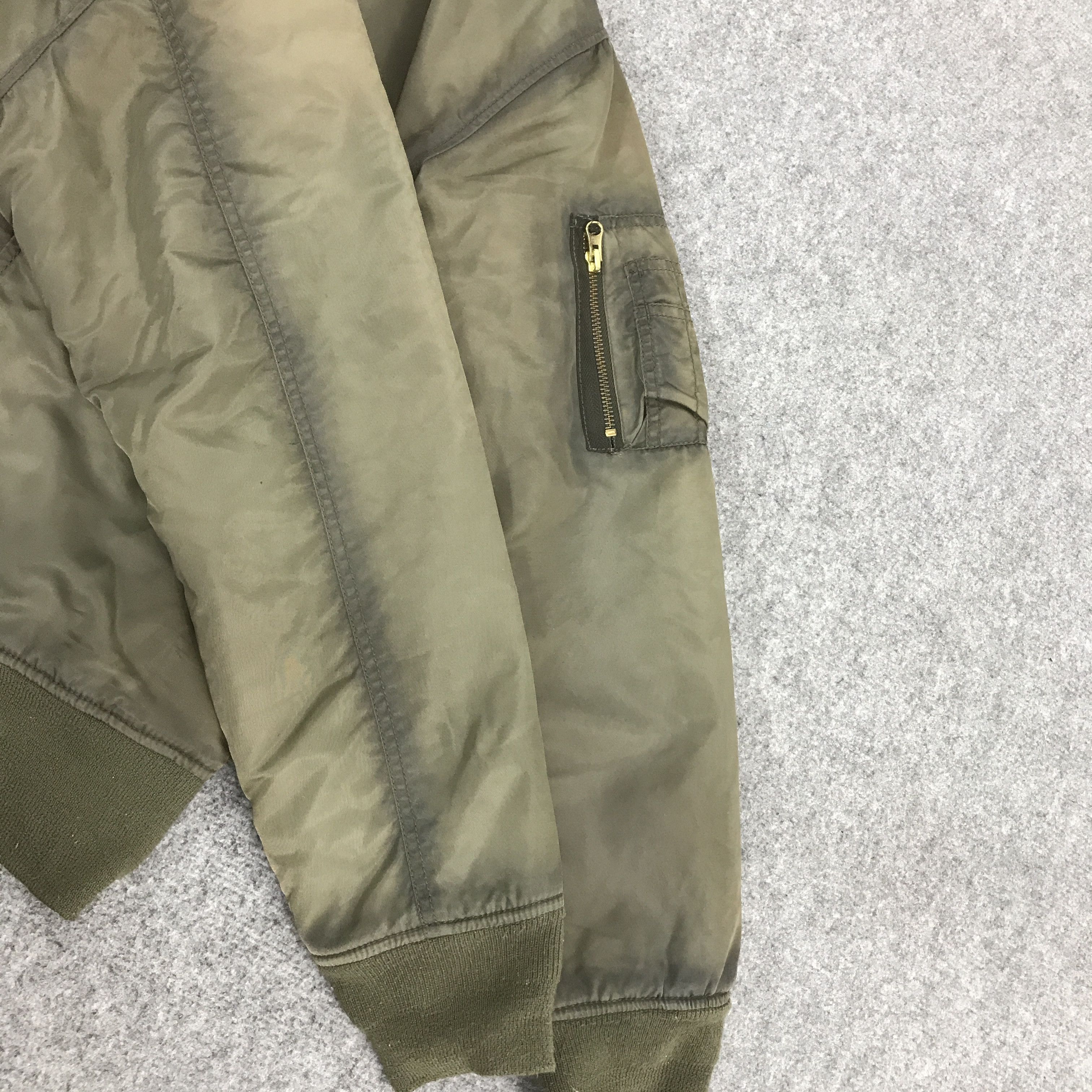 Vanquish VANQUISH BOMBER FUR HOODIES DESIGN FADED JACKET K76B4 Size US M / EU 48-50 / 2 - 8 Thumbnail