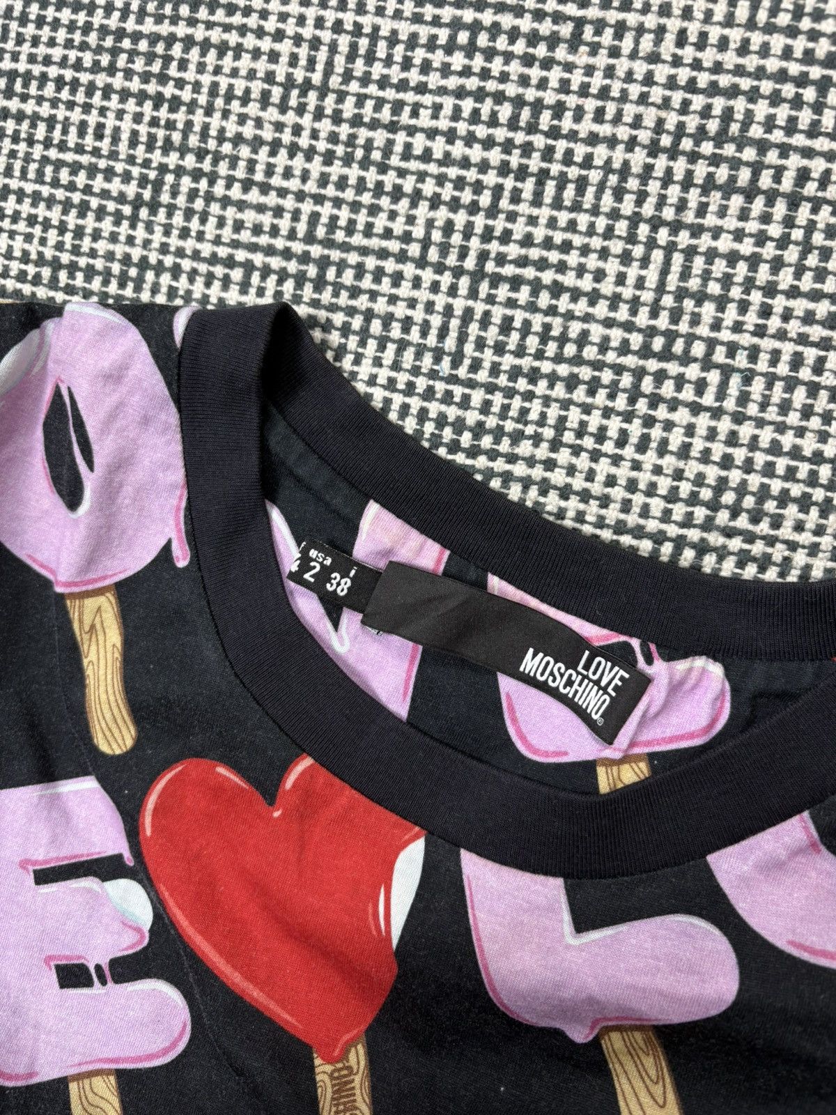 Love Moschino Love moschino icecream long t-shirt Size XS / US 0-2 / IT 36-38 - 3 Thumbnail