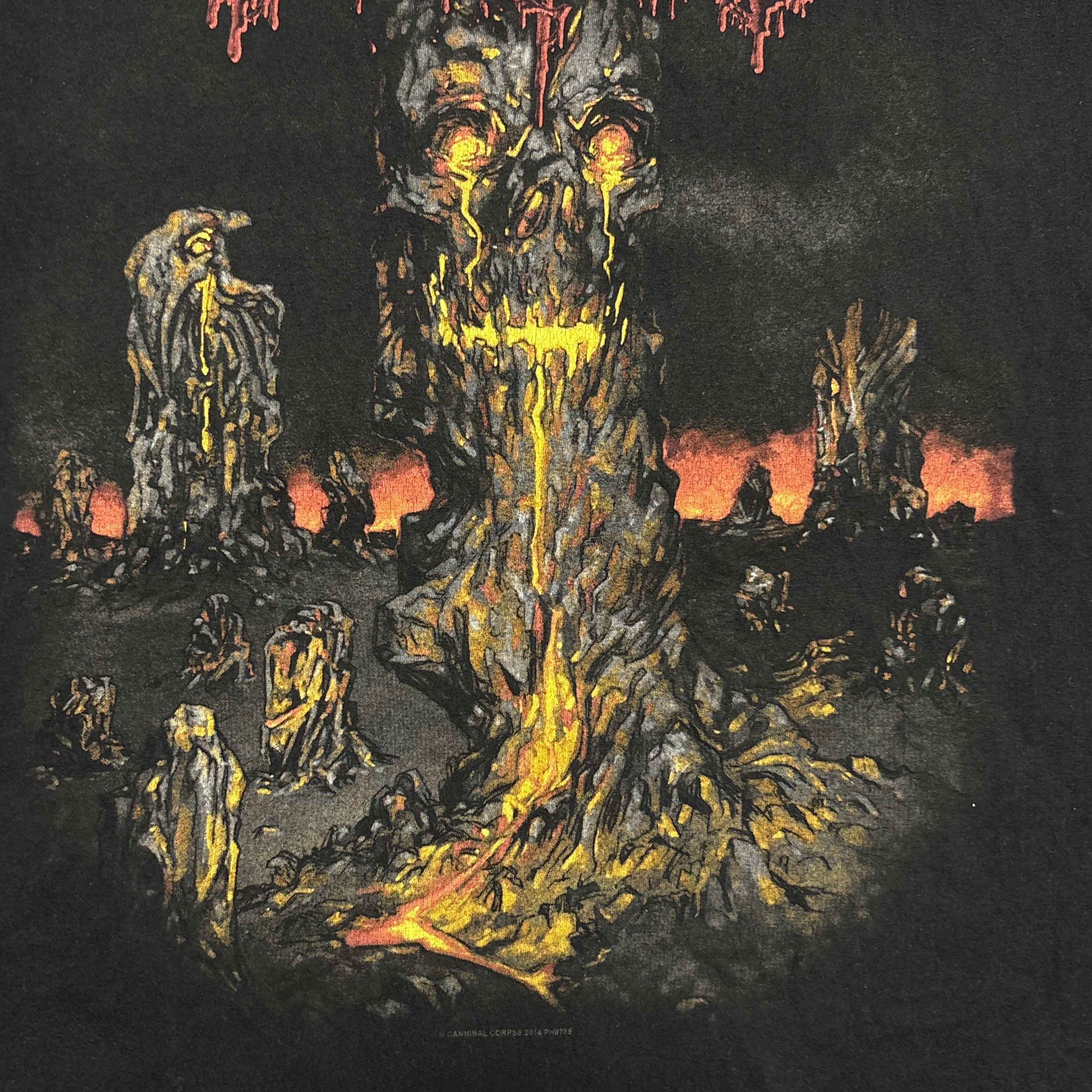 Band Tees Cannibal Corpse Shirt Tour Concert Death Metal Band Tee Size US XL / EU 56 / 4 - 5 Thumbnail