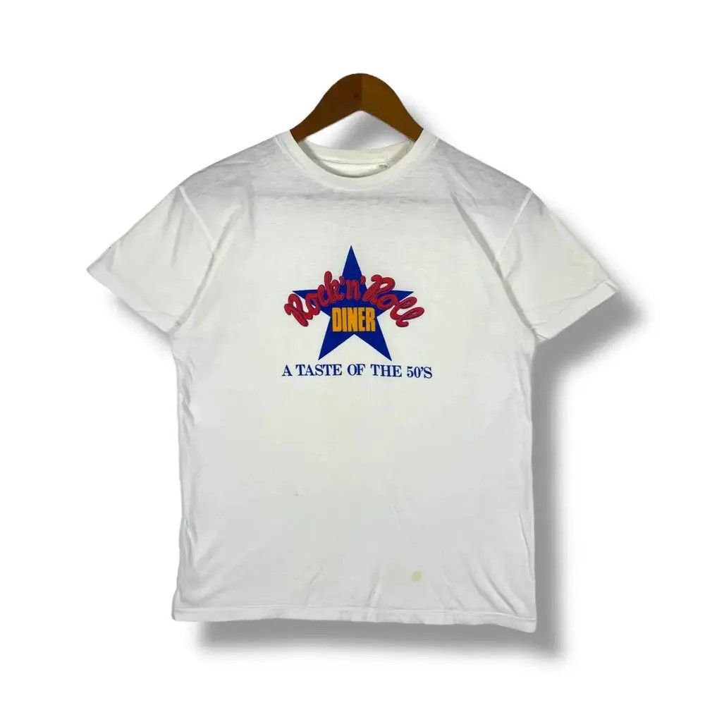 Vintage Vintage 90's ROCK 'n' ROLL DINER Taste Of The 50's Tee Shirt Size US M / EU 48-50 / 2 - 1 Thumbnail