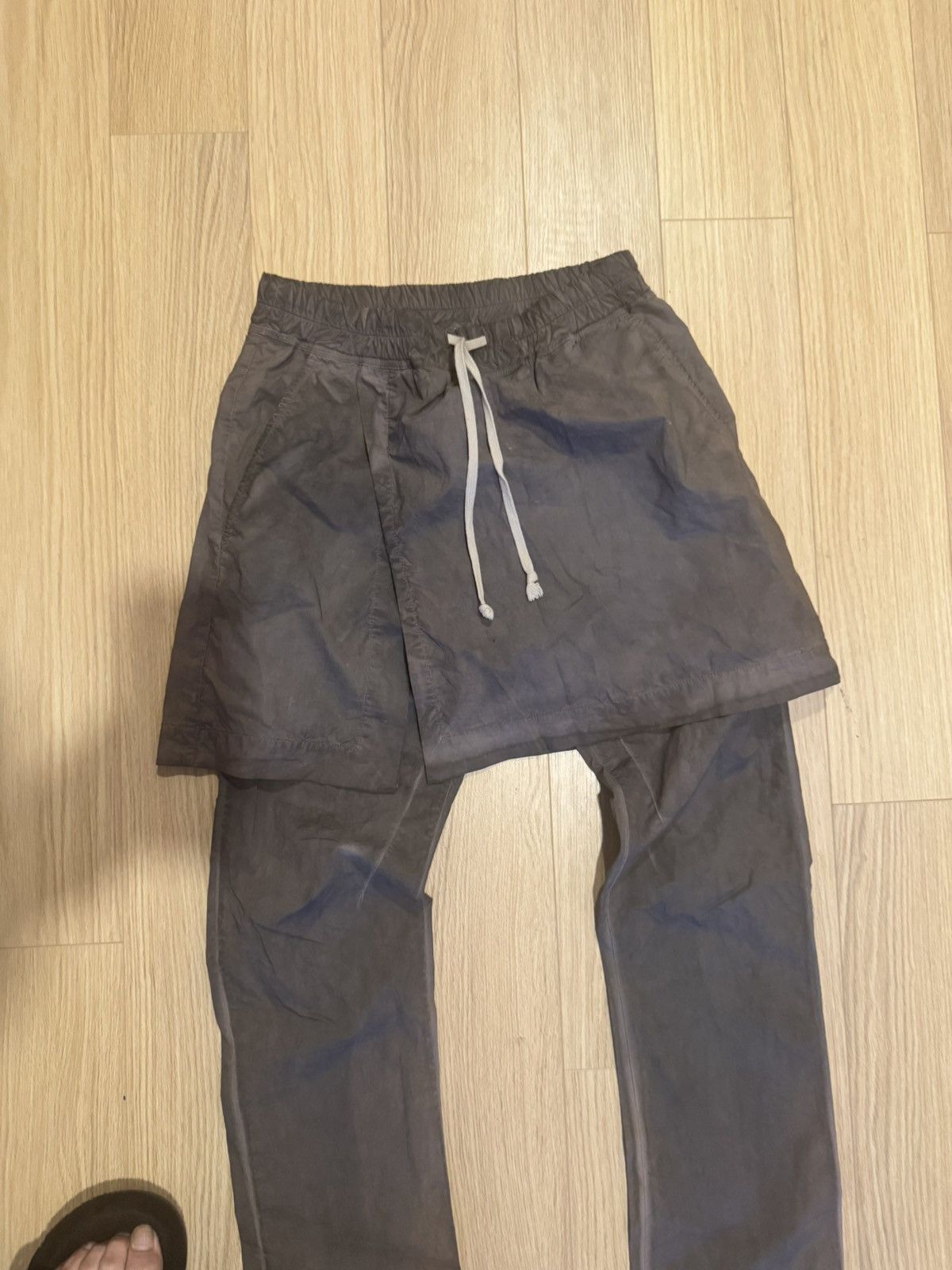 Rick Owens Rick Owens Drkshdw Kilt Skirt Layered Pants Size US 30 / EU 46 - 2 Thumbnail