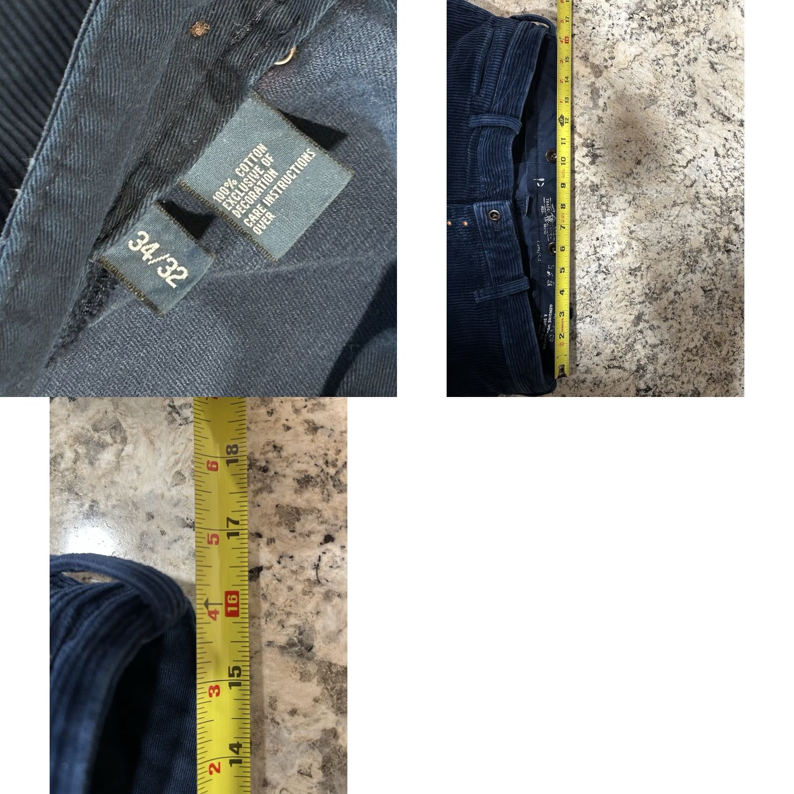 Polo Ralph Lauren VINTAGE Polo Ralph Lauren Corduroy Cinch Back Trousers Men’s 32 Size US XS / EU 42 / 0 - 8 Thumbnail