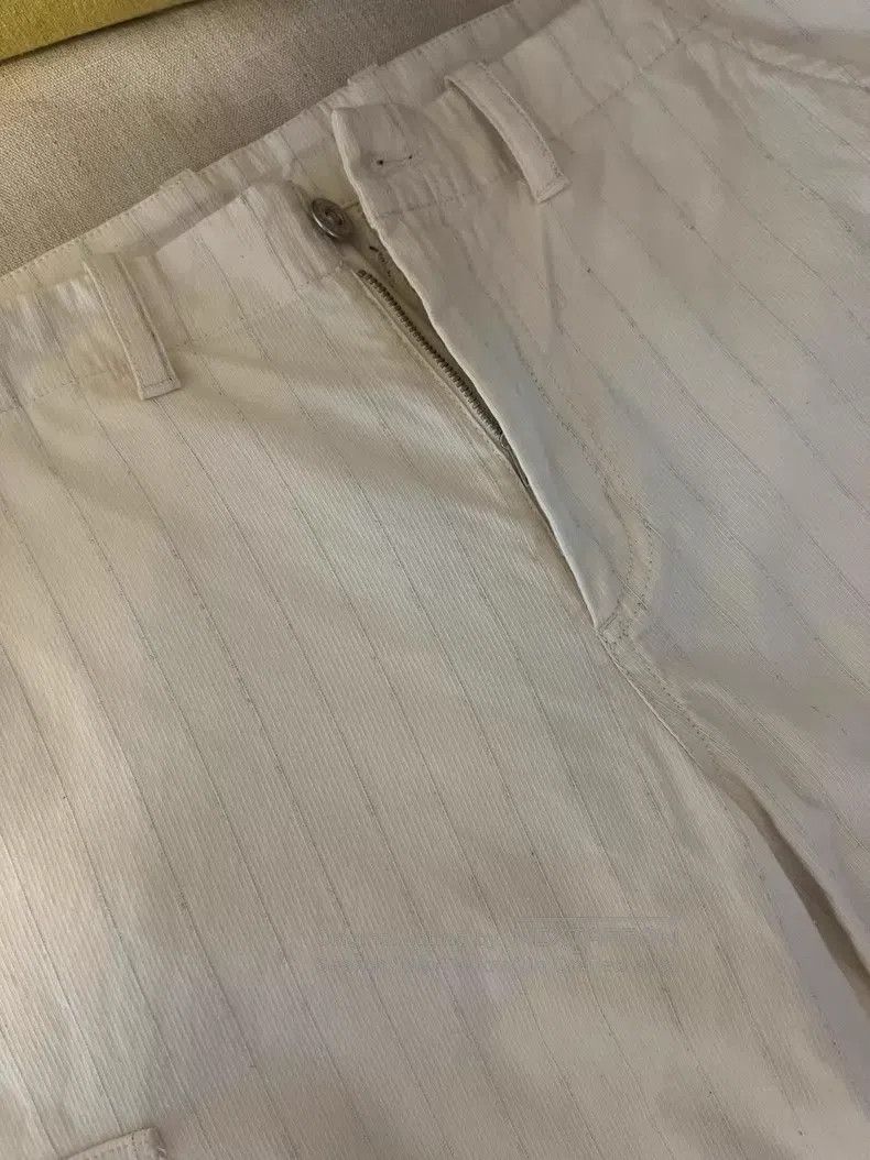 Our Legacy Our Legacy Light Beige Waterway Striped Casual Work Pants Size US 30 / EU 46 - 3 Thumbnail