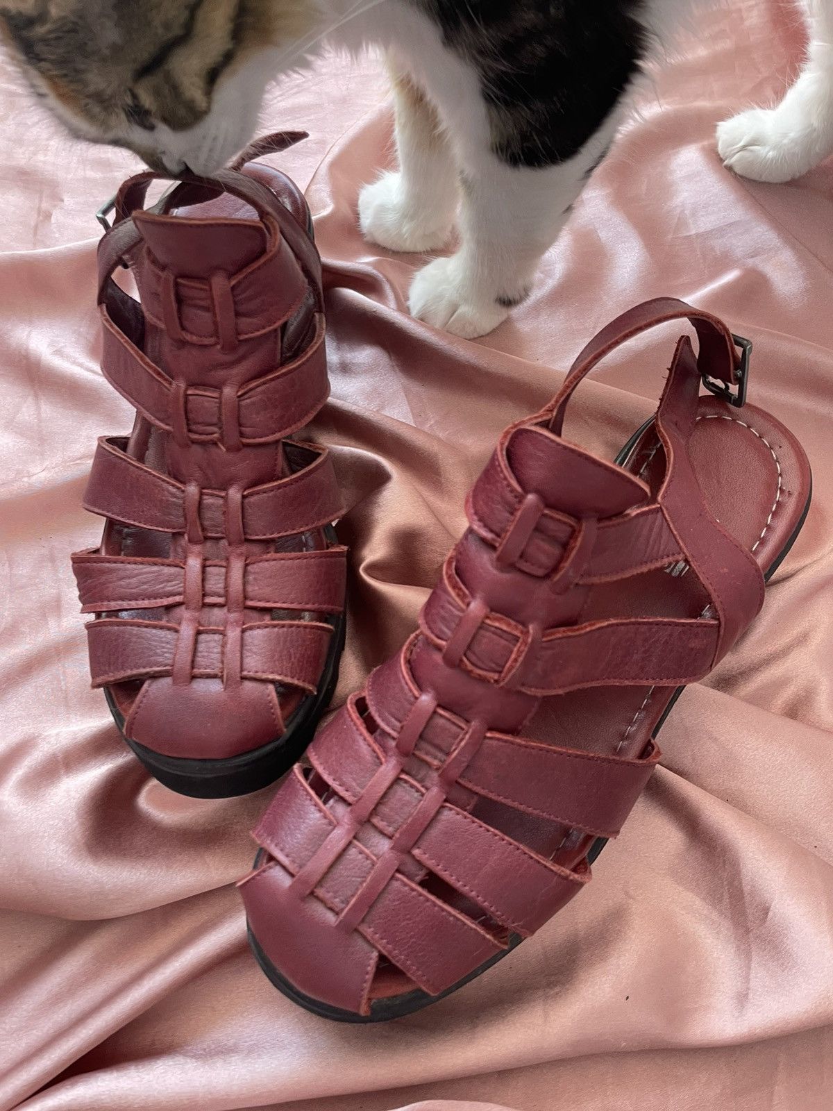 Vintage Vintage leather sandals Size US 8.5 / IT 38.5 - 6 Thumbnail