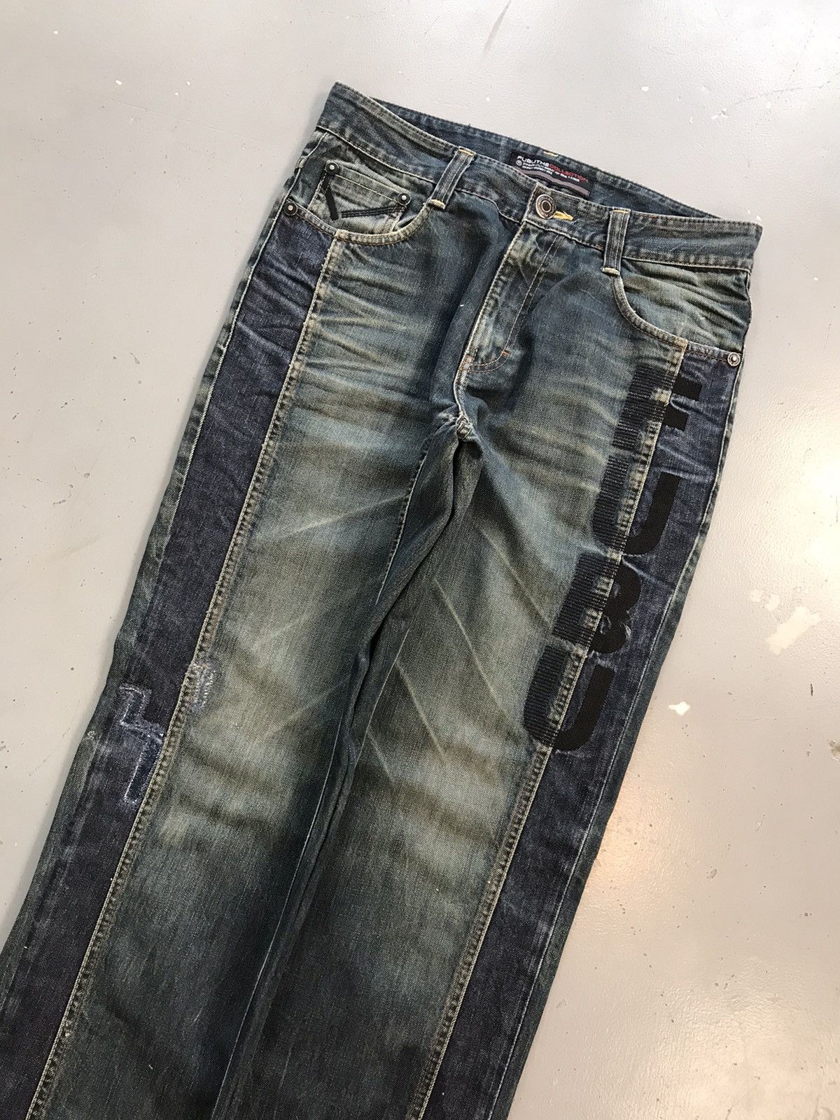 Fubu × Vintage Vintage Fubu the collection distressed denim Size US 32 / EU 48 - 4 Thumbnail
