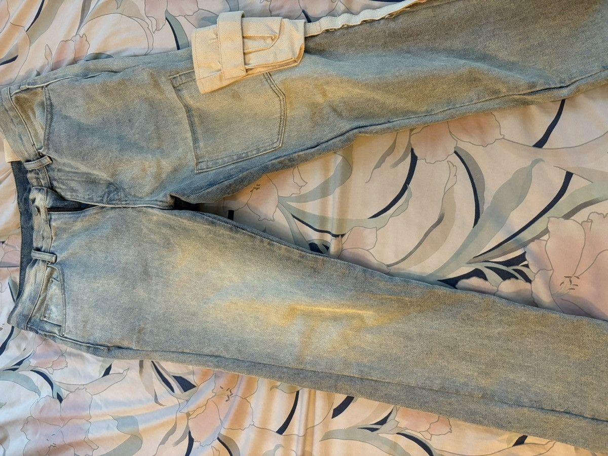 MNML Mnml denim jeans with custom patchwork Size US 31 - 1 Thumbnail