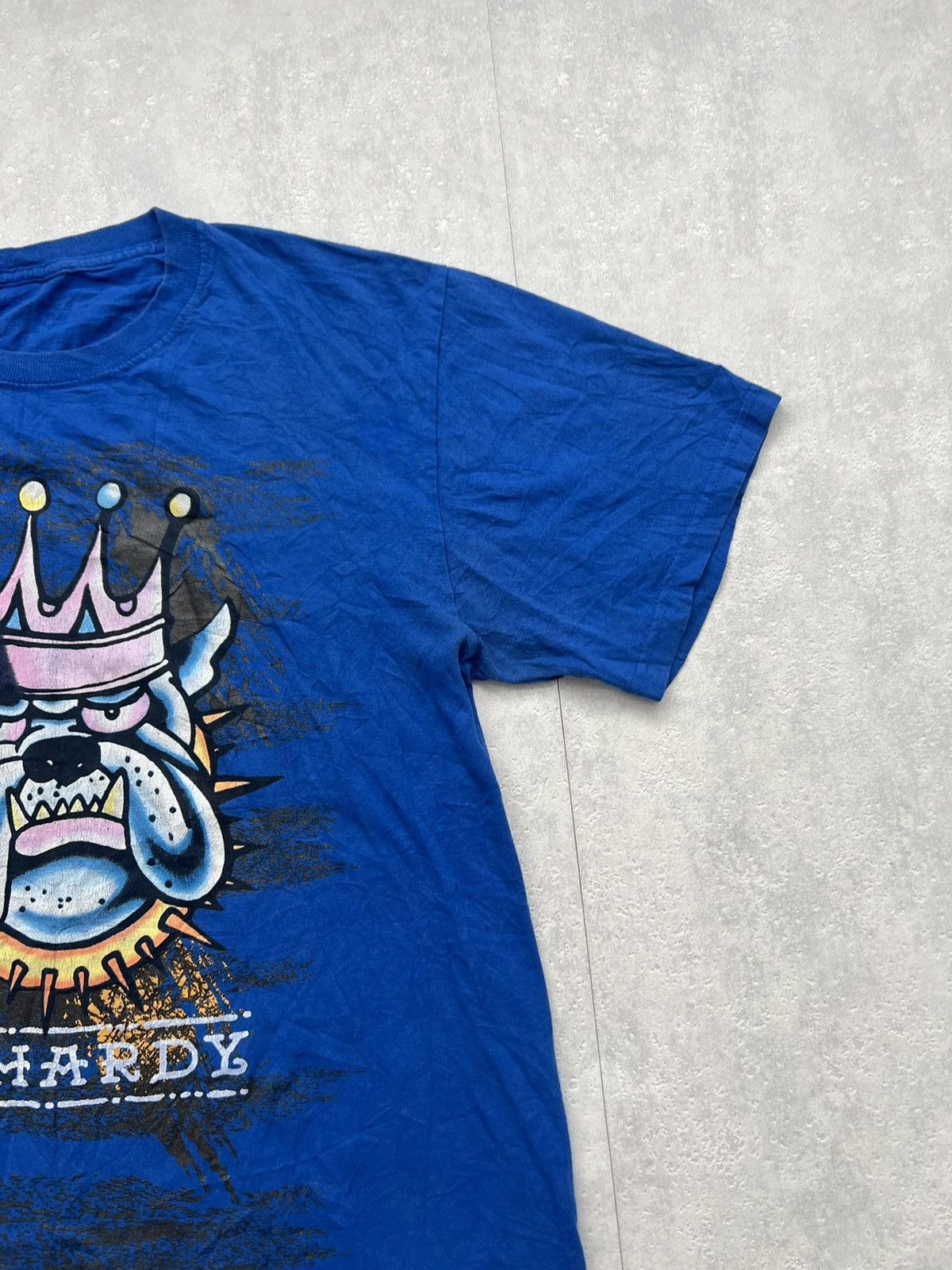 Ed Hardy 00's ED HARDY ROYAL KING BULLDOG RARE VINTAGE TEE Y2K Size US M / EU 48-50 / 2 - 4 Thumbnail