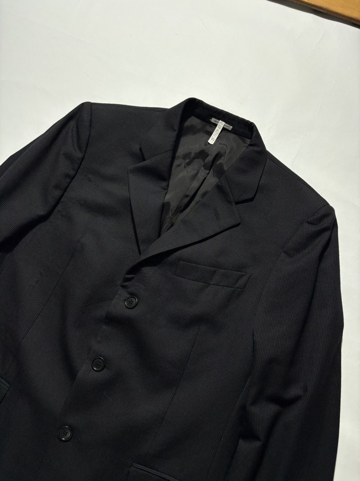 Prada PRADA SINGLE BREASTED PINSTRIPE BLAZER Size 50R - 3 Thumbnail