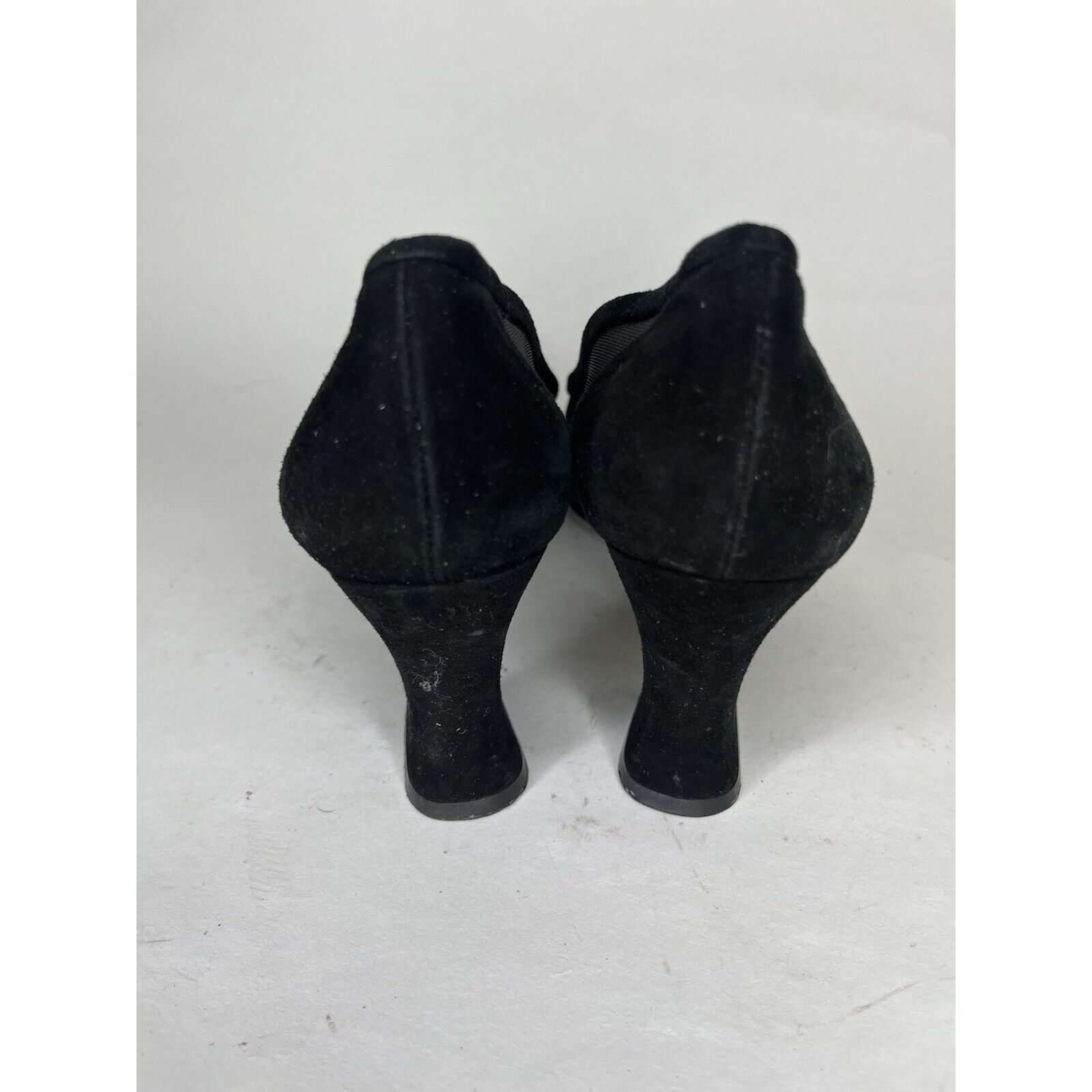 DKNY DKNY Black Textile Mesh Synthetic Dress Kitten Heels Women S Size US 7.5 / IT 37.5 - 8 Thumbnail