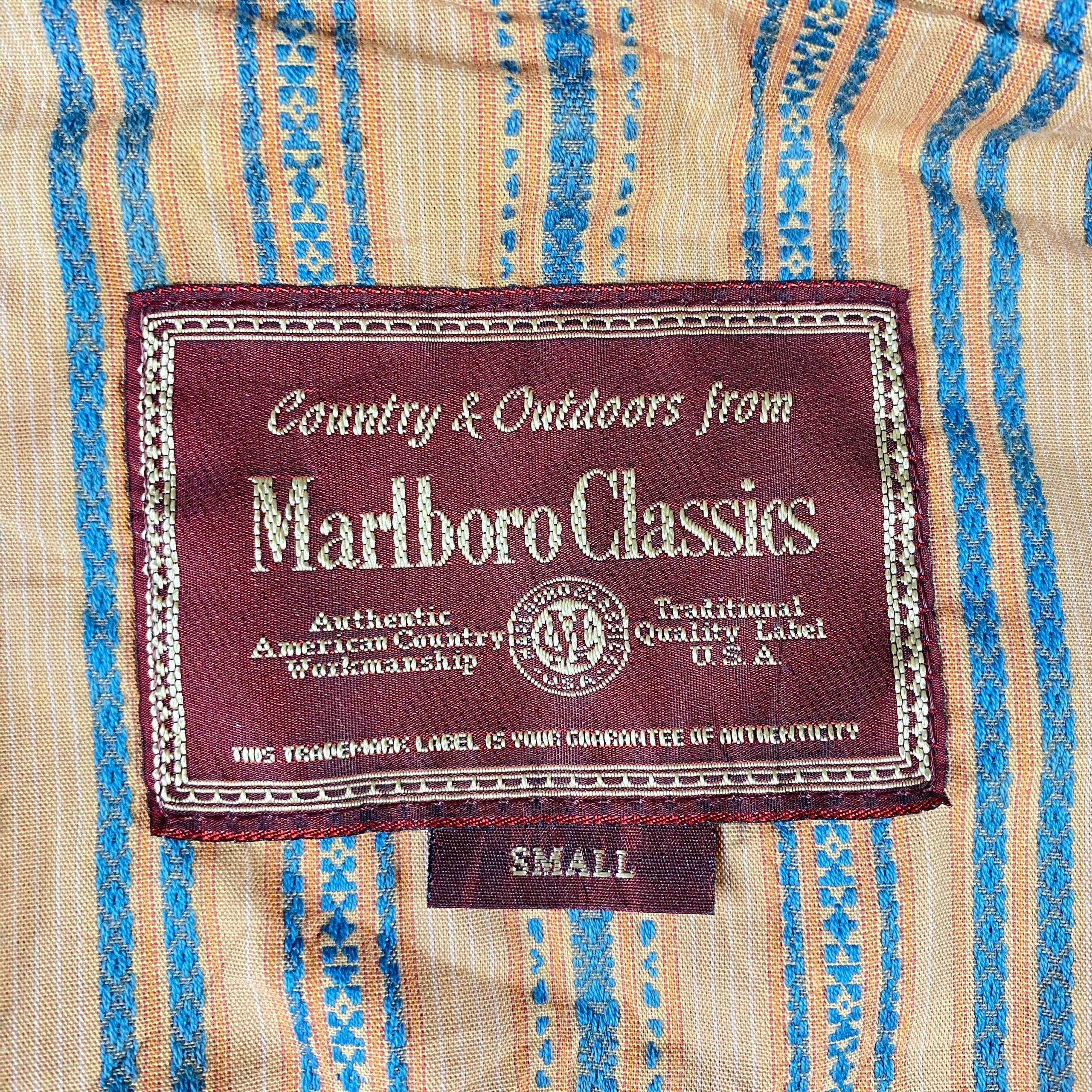 Marlboro Classics Vintage 90s Malboro Classic Leather Jacket Size US S / EU 44-46 / 1 - 10 Thumbnail