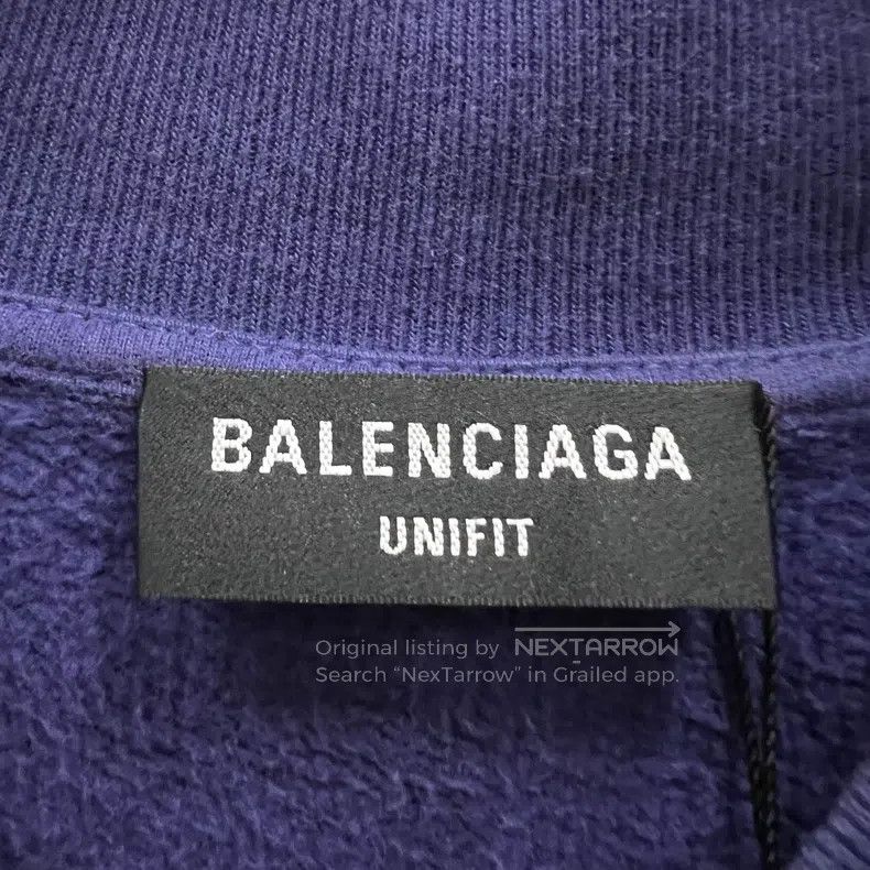 Balenciaga Balenciaga Navy Blue Lettering FREE Hoodie Size US M / EU 48-50 / 2 - 4 Thumbnail