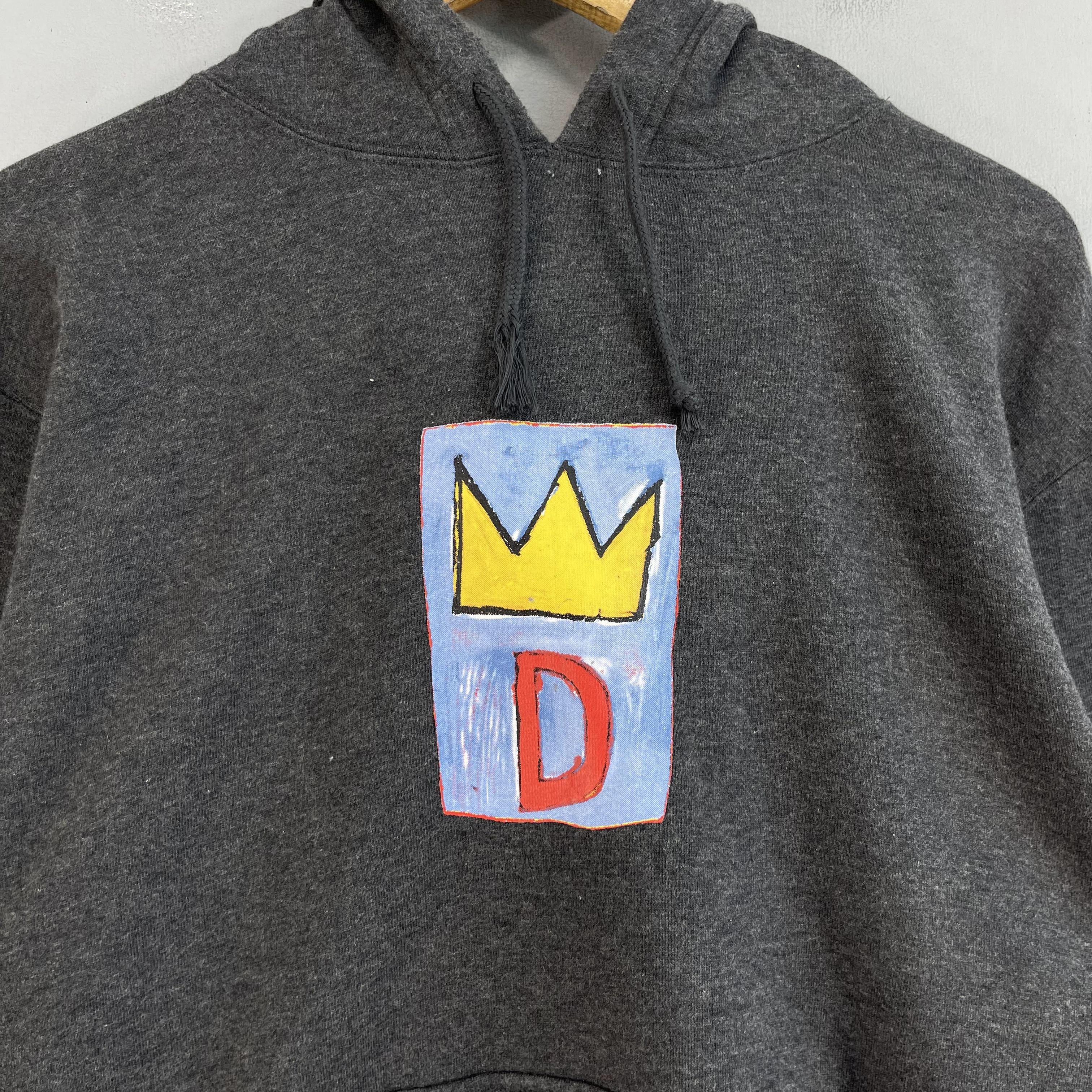Japanese Brand × Jean-Michel Basquiat Vintage JEAN MICHEL BASQUIAT Pop Art Artwork Hoodie Size US L / EU 52-54 / 3 - 2 Thumbnail