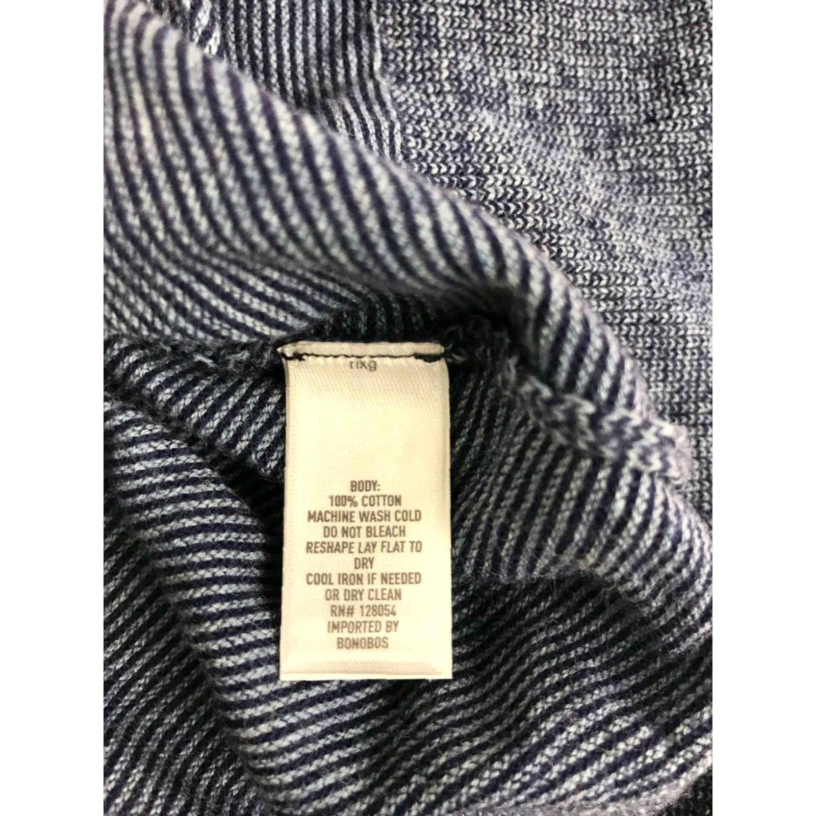 Bonobos Bonobos Knit T-Shirt Men XL Blue Slim Crew Neck Long Sleeve Pullover NWT Size US XL / EU 56 / 4 - 6 Thumbnail