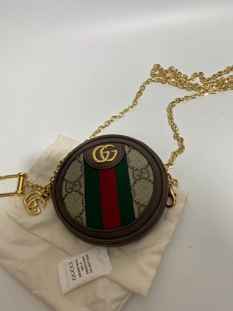 Gucci Gucci Round cake mini coin purse bag 2502-Nextarrow Size ONE SIZE - 8 Thumbnail