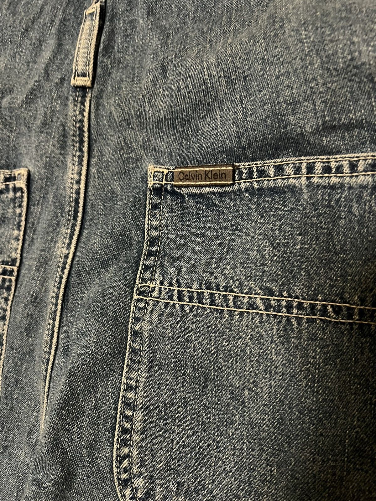 Vintage Vintage Calvin Klein Jeans Denim Overalls Size Medium Size US 33 - 12 Thumbnail