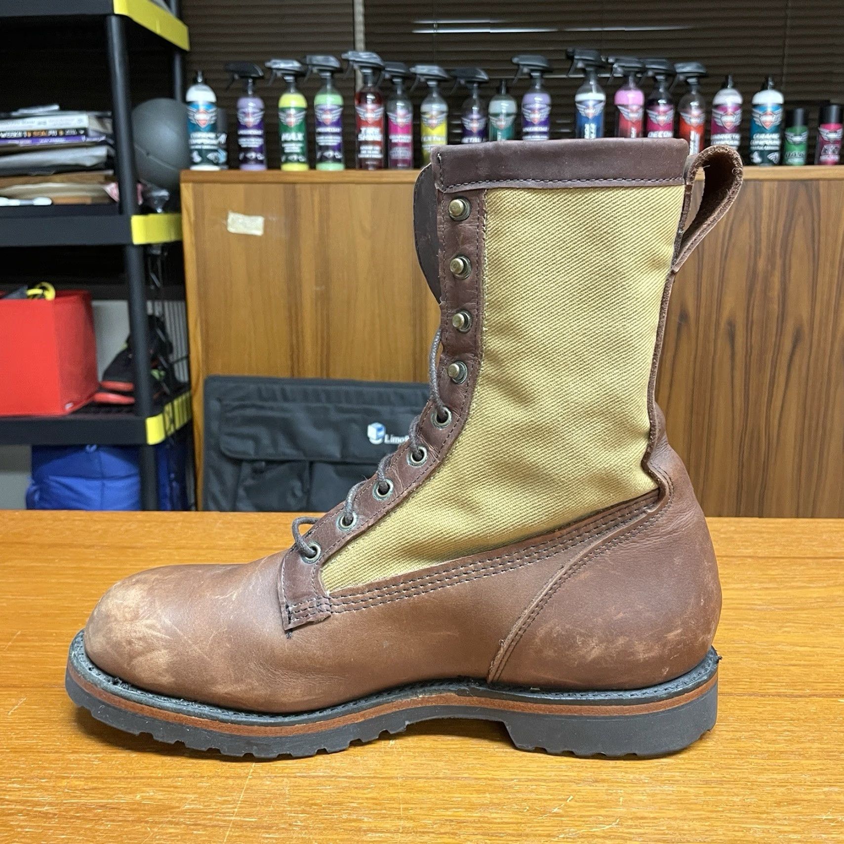 Filson Filson Boots Rangeland Highlander Work Hunting Mens 11.5 D Leather Wax Twill 906 Brown Size US 12 / EU 45 - 7 Thumbnail