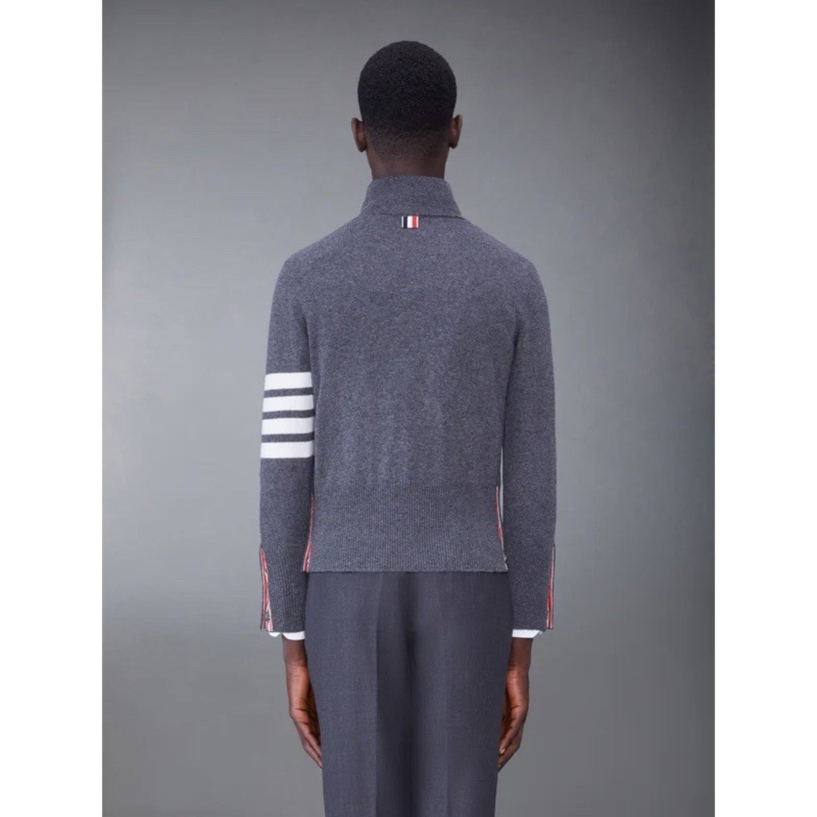Thom Browne NWT $1700 Thom Browne Cashmere Turtleneck Made in Scotland. Size US XXL / EU 58 / 5 - 4 Thumbnail