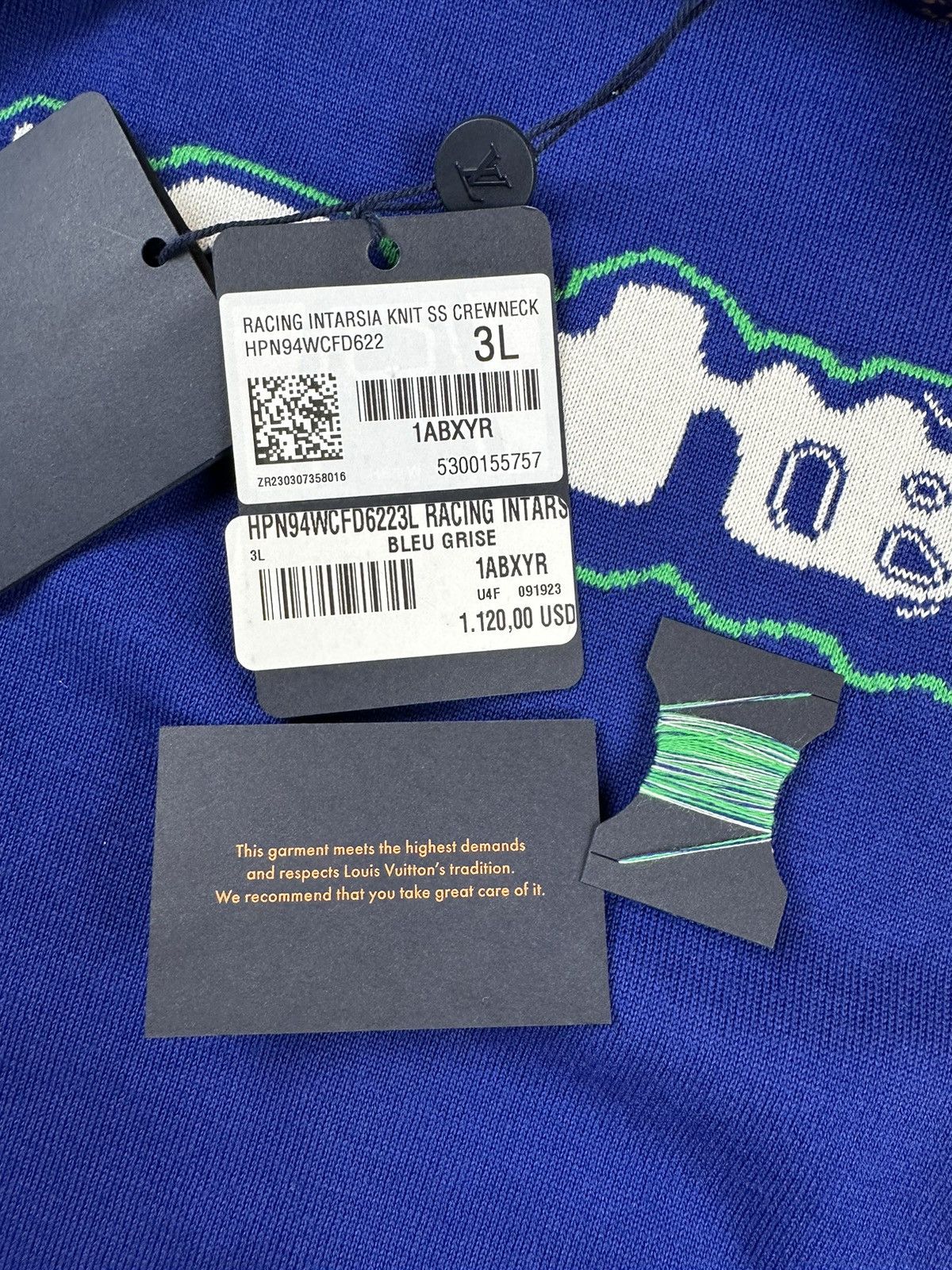 Louis Vuitton Louis Vuitton Intarsia Crewneck Size US XXL / EU 58 / 5 - 9 Thumbnail
