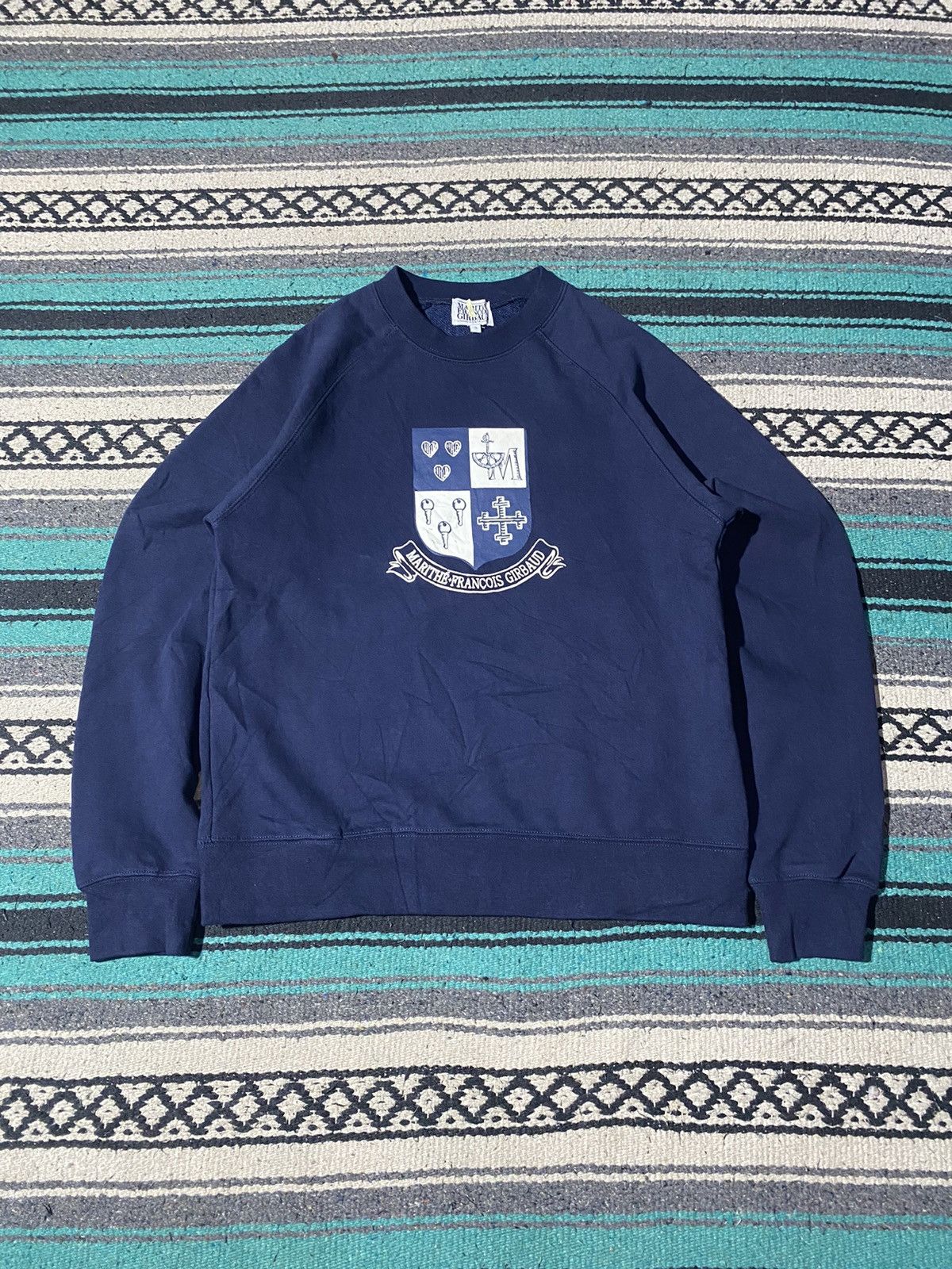 Marithe + Francois Girbaud 2000s Marithe Francois Girbaud - Blue Sweatshirt Size US S / EU 44-46 / 1 - 2 Thumbnail