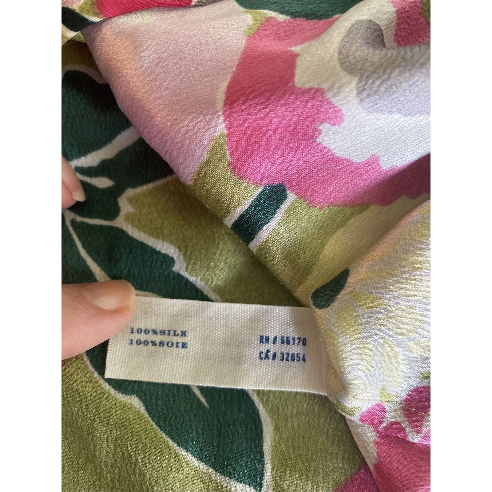 Anthropologie Leifsdottir Anthropologie Floral Patchwork Silk Blouse 6 Size M / US 6-8 / IT 42-44 - 11 Thumbnail