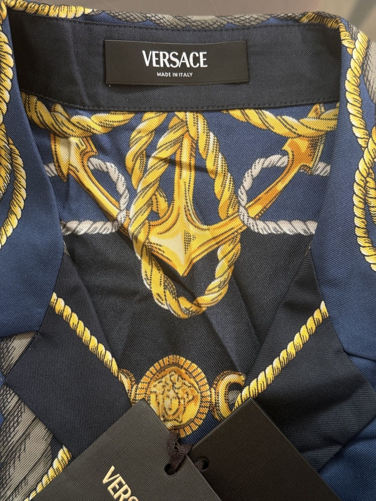Designer × Versace VERSACE NAUTICAL PRINT SHIRT Size US M / EU 48-50 / 2 - 12 Thumbnail