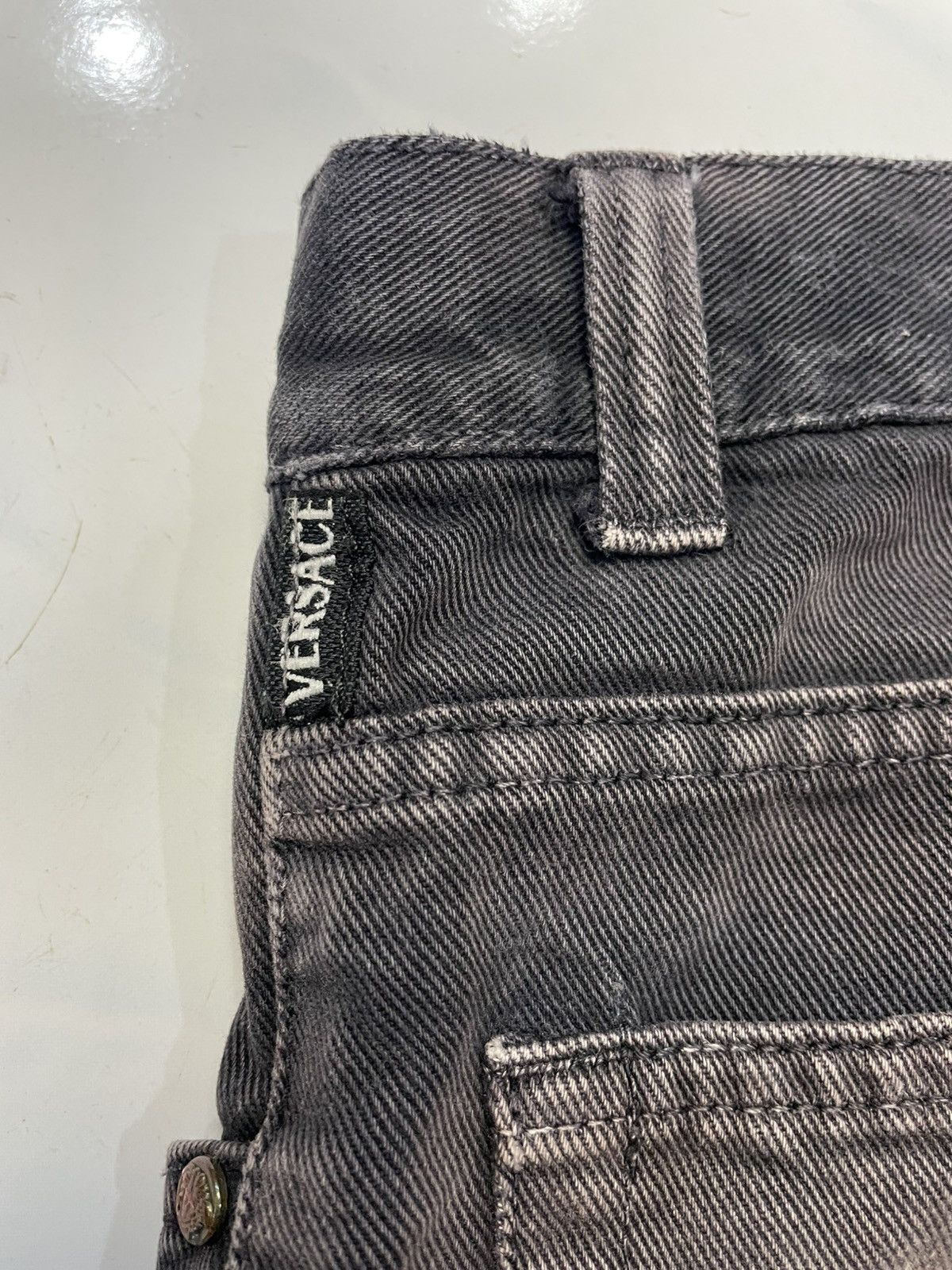 Versace Jeans Couture Vintage Luxury Denim Versace Jeans Couture Faded Pants Size US 30 / EU 46 - 4 Thumbnail