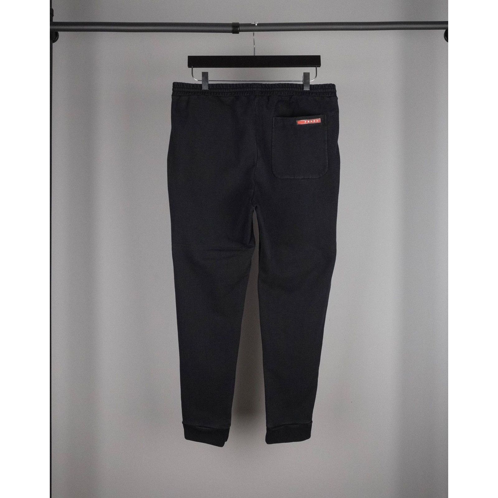 Prada Vintage prada sport red tab logo navy blue jogger pants Size US 36 / EU 52 - 3 Thumbnail
