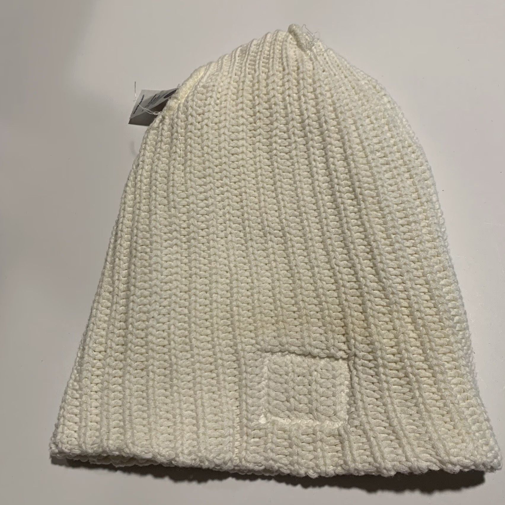Vintage Love Your Melon Beanie White One Size Unisex Knit Winter Hat Adult Accents Embroidered Casual Travel Size ONE SIZE - 6 Thumbnail
