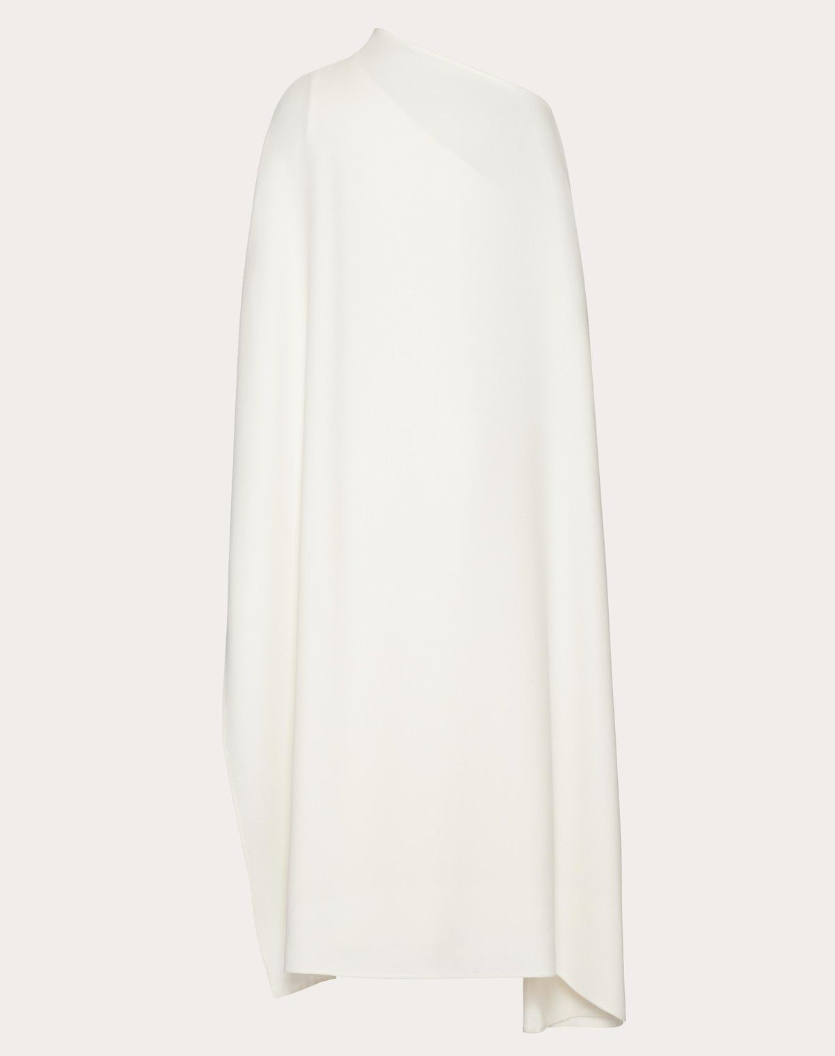 Valentino o1s1wg110525 Cady Couture Midi Dress in White Size M / US 6-8 / IT 42-44 - 1 Thumbnail