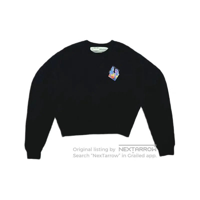 Off-White Off-White Black Cotton Sweatshirt for Women . Size M / US 6-8 / IT 42-44 - 1 Thumbnail
