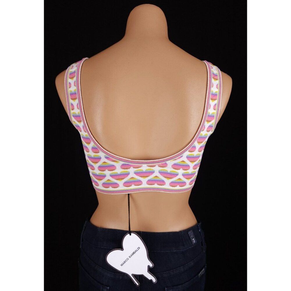 SSENSE Marco Rambaldi Viscose Bra Top Size XS Womens Multicolor SS Size XS / US 0-2 / IT 36-38 - 7 Thumbnail