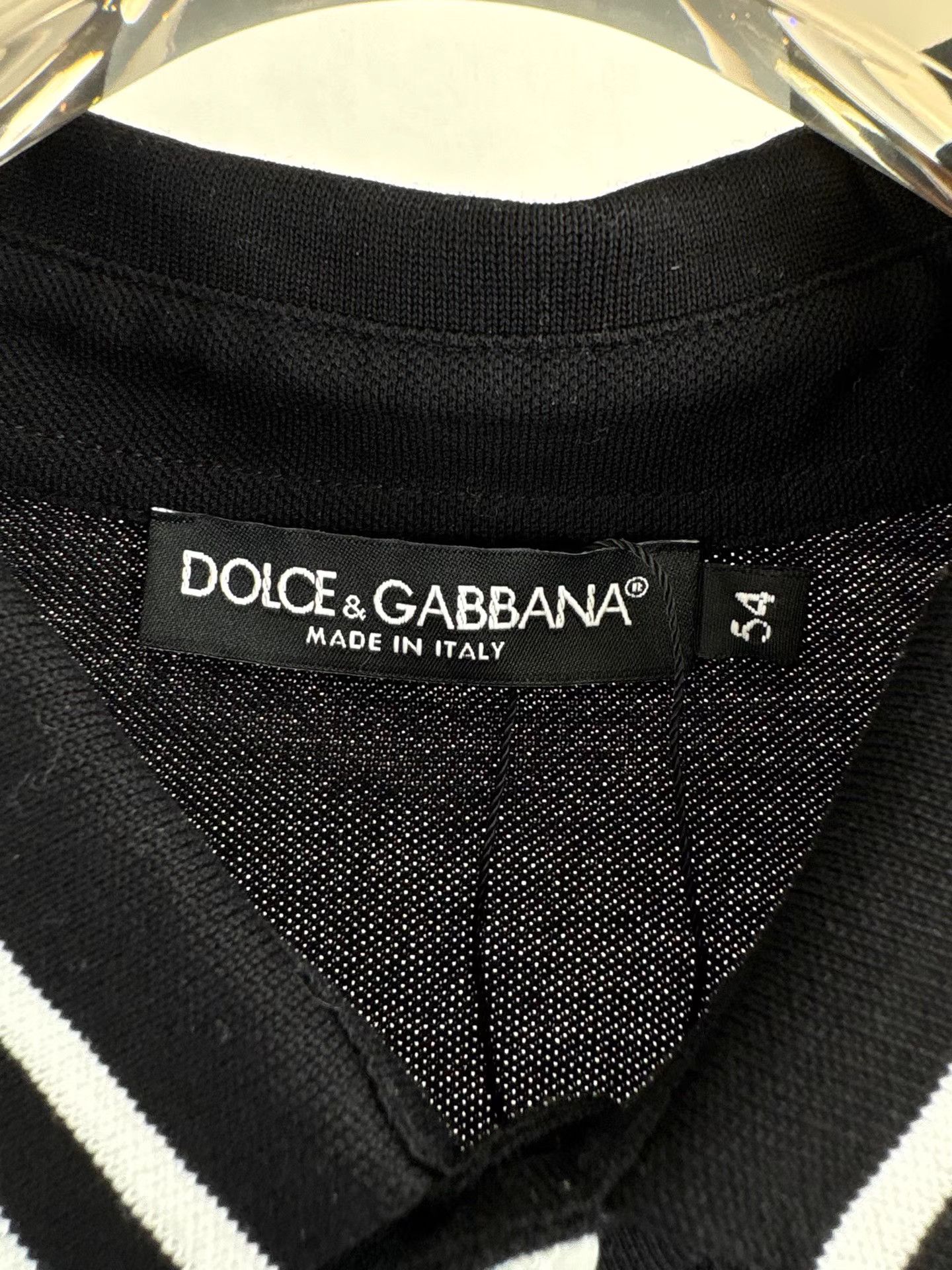Dolce & Gabbana DOLCE&GABBANA Black Polo Short Sleeve K1 Size US L / EU 52-54 / 3 - 4 Thumbnail