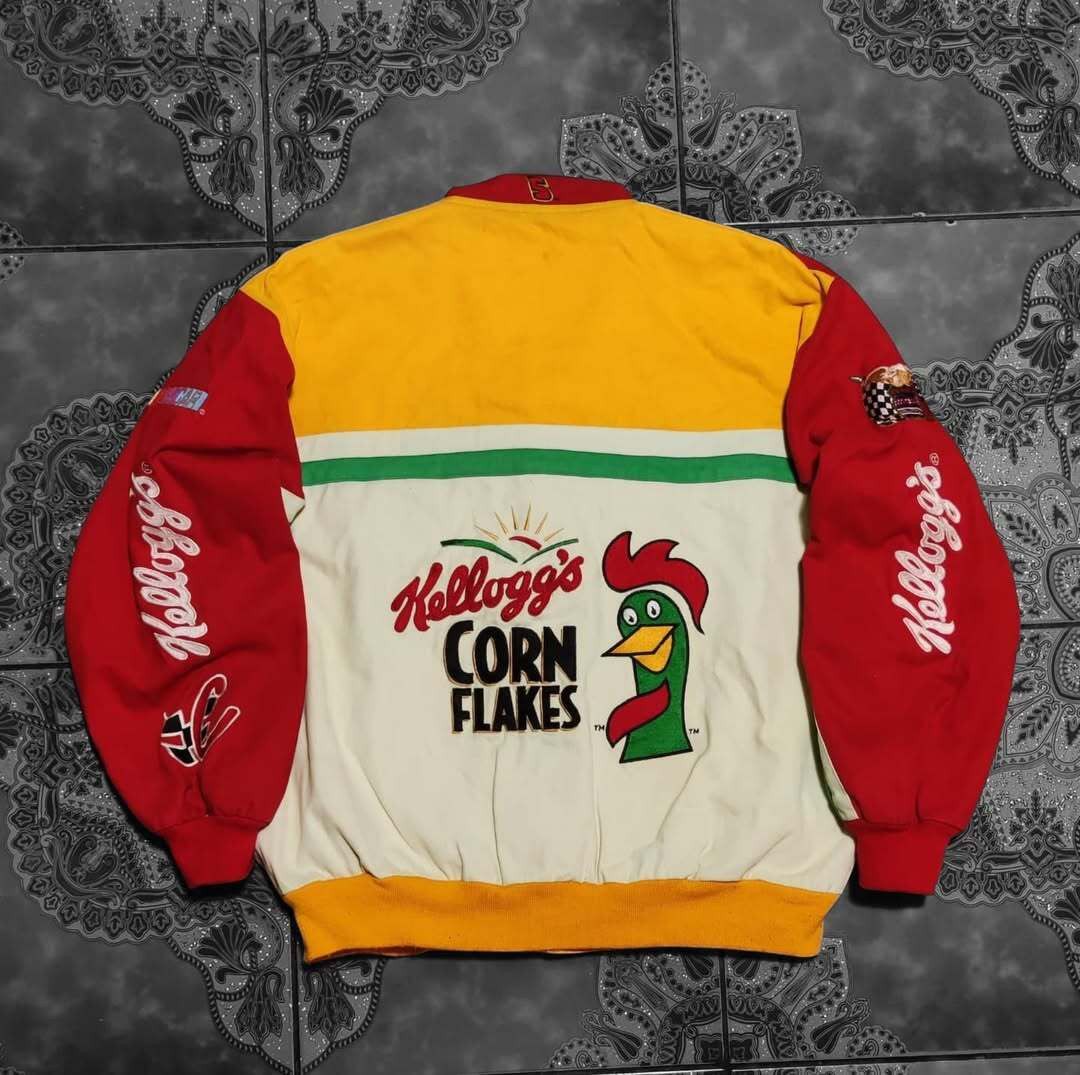 Jeff Hamilton Jacket Racing "Jeff Hamilton Corn Flakes x Jeff Hamilton" Size US XXL / EU 58 / 5 - 2 Thumbnail