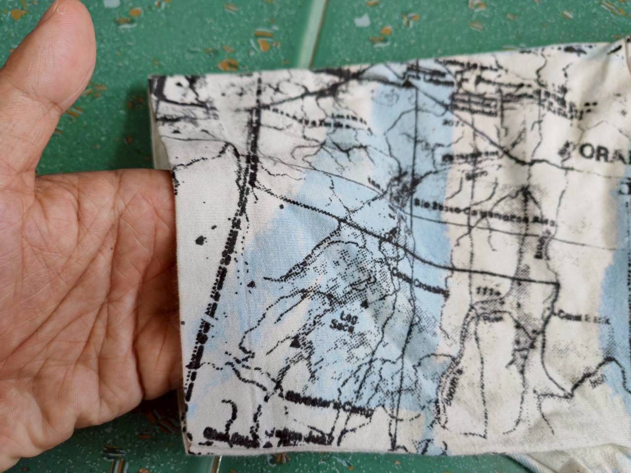 Other rare overprinted 2 sides belize map t shirt single stitch Size US M / EU 48-50 / 2 - 6 Thumbnail