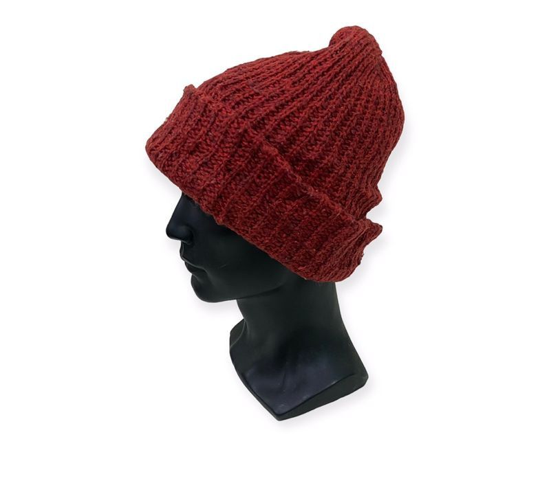 image of Plain Beanie Hat, Men's