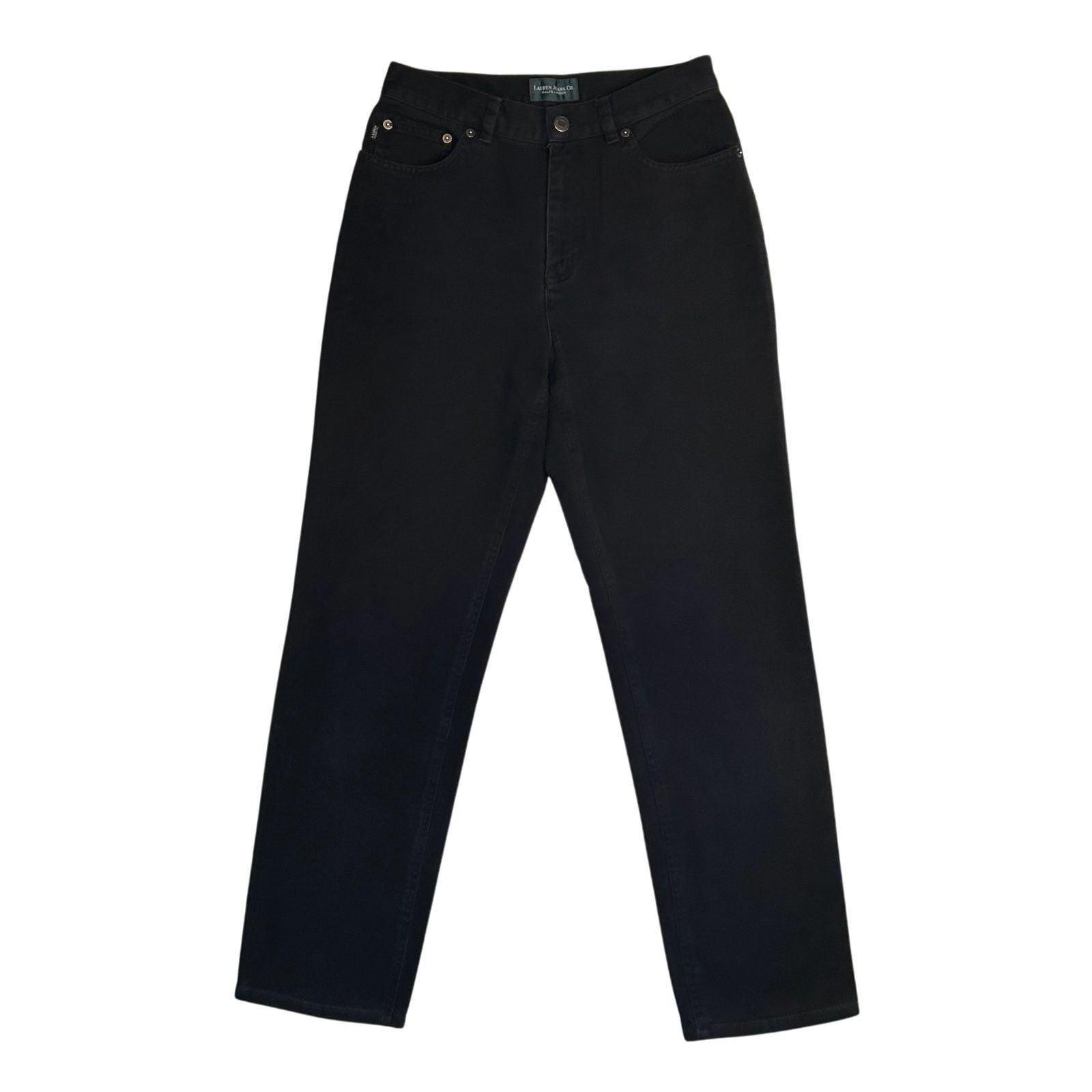 Ralph Lauren Ralph Lauren Jeans Black Straight Leg High Waisted Size 27" Size 27" / US 4 / IT 40 - 1 Thumbnail