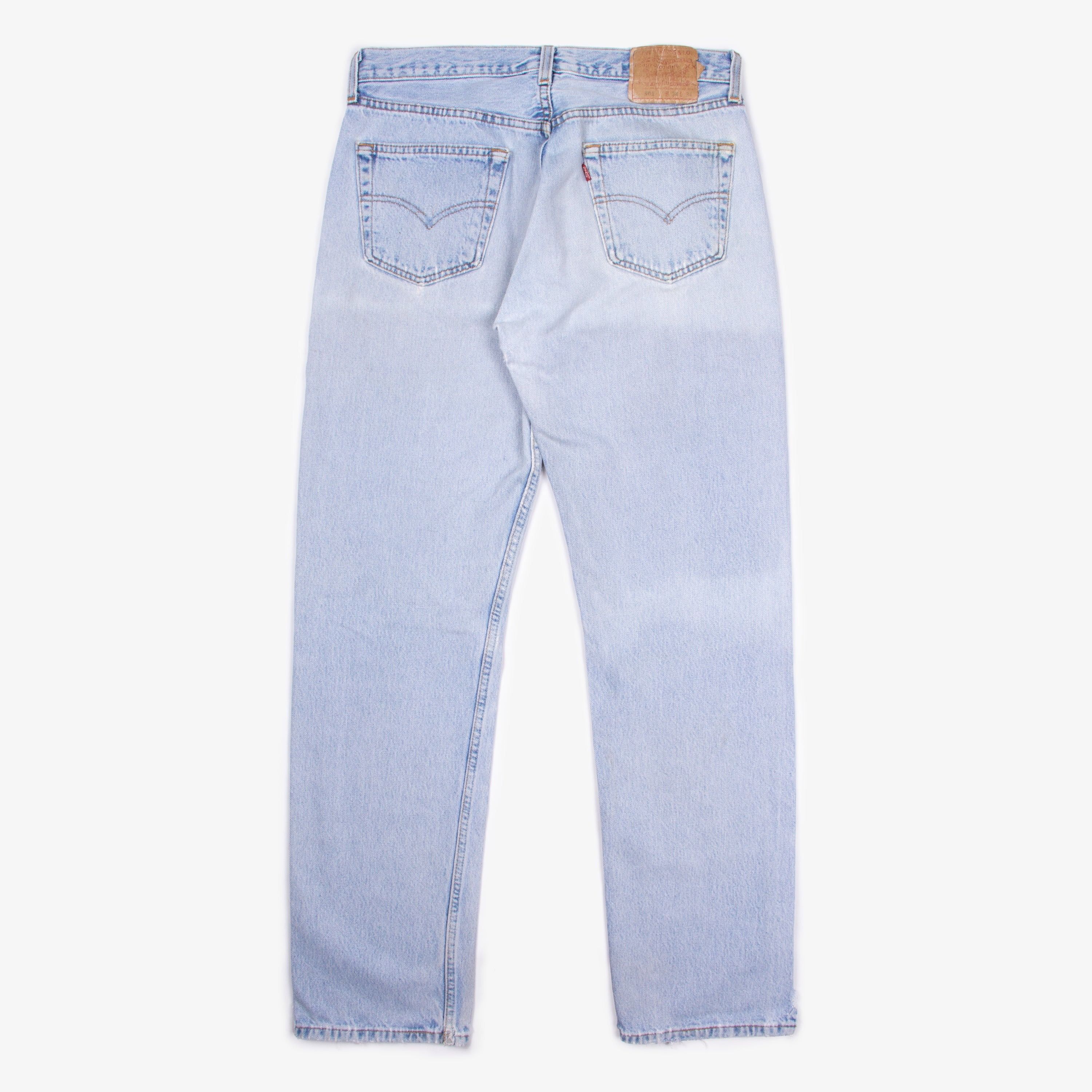 Levi's × Levi's Vintage Clothing × Vintage LEVIS LIGHT BLUE WASH 501 Size US 34 / EU 50 - 3 Thumbnail