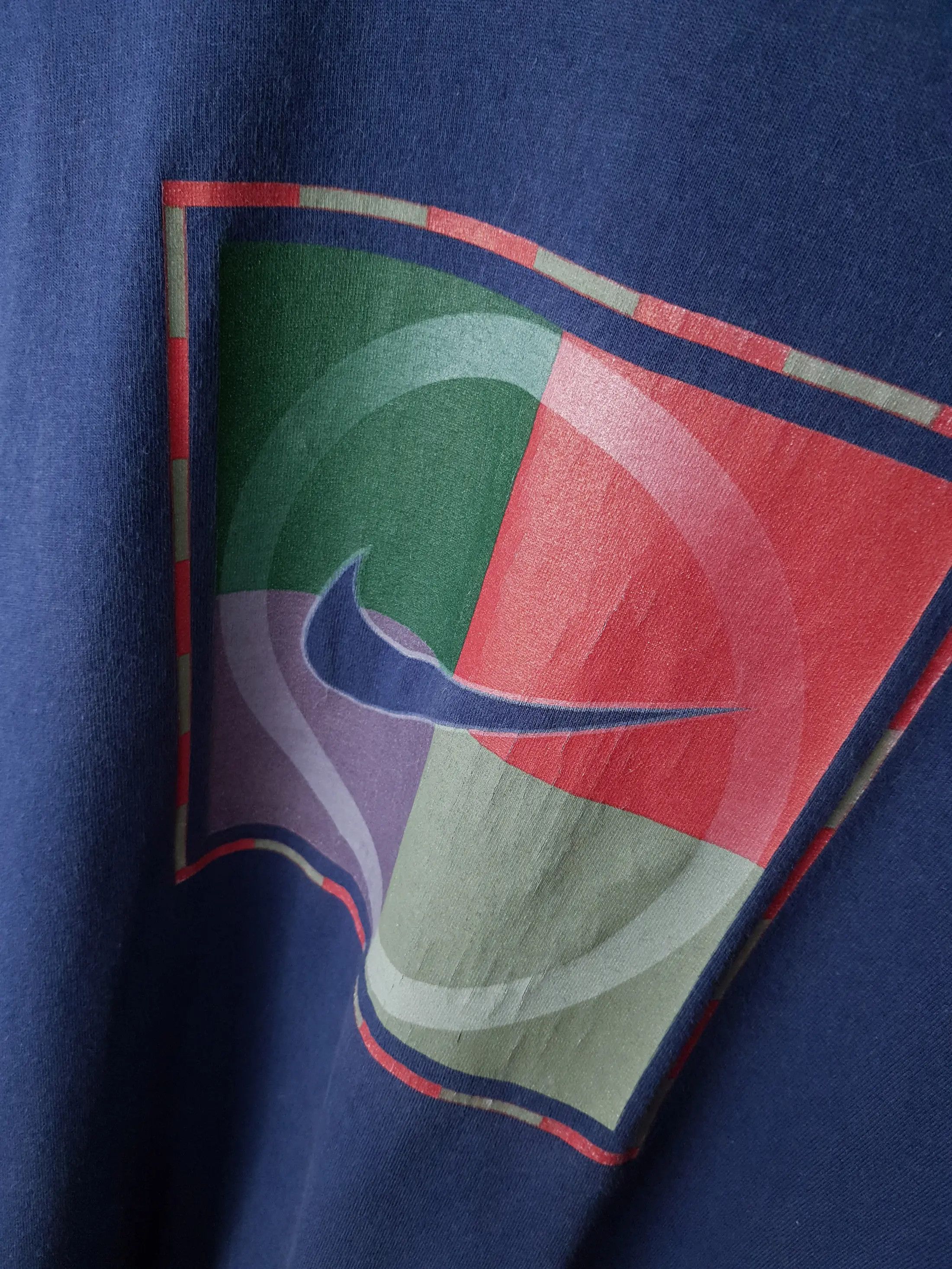 Nike GRAIL Nike TN USA Tennis Court Big Logo Blue T Shirt Size US M / EU 48-50 / 2 - 4 Thumbnail