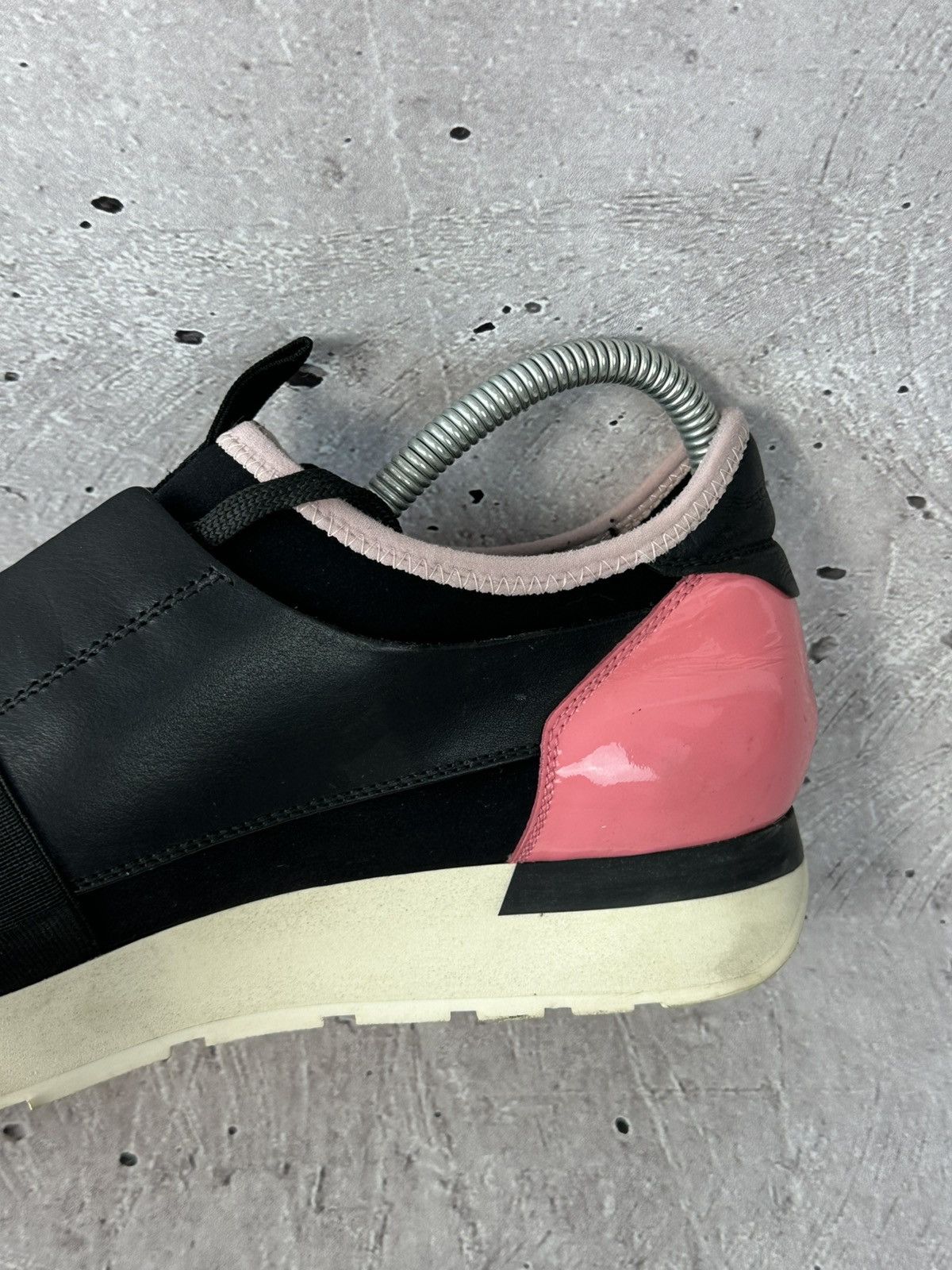 Balenciaga Balenciaga Race Runner Leather Mesh Women’s Sneaker Size US 10 / IT 40 - 11 Thumbnail