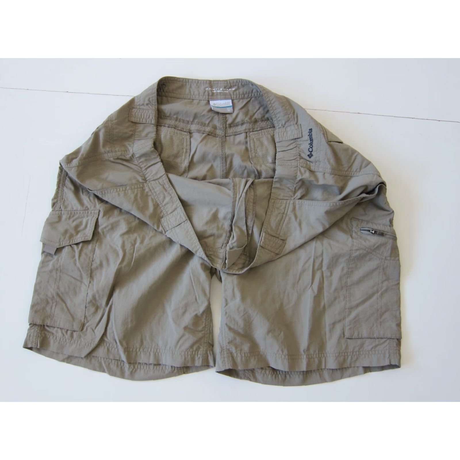 Vintage Columbia Omni Shade Sun Protection Nylon Beige Hike Pocket Cargo Short Men 40 Size US 40 / EU 56 - 7 Thumbnail