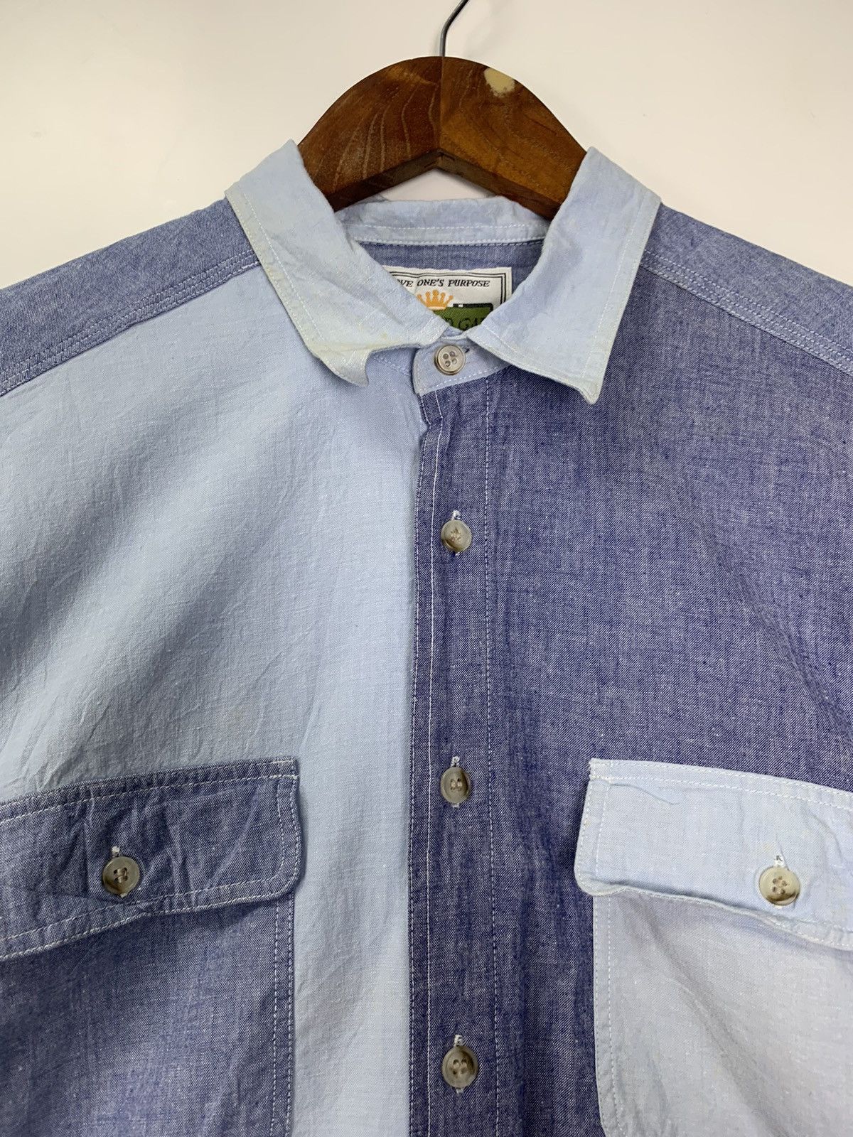 Japanese Brand × Vintage Vintage button up Size US L / EU 52-54 / 3 - 7 Thumbnail