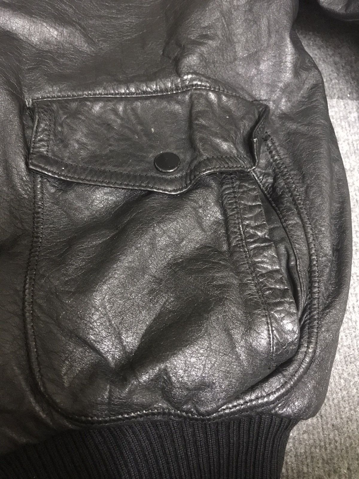 Japanese Brand Vintage Marquis Japan Cowhide Leather A2 AirForce Jacket Size US L / EU 52-54 / 3 - 18 Thumbnail