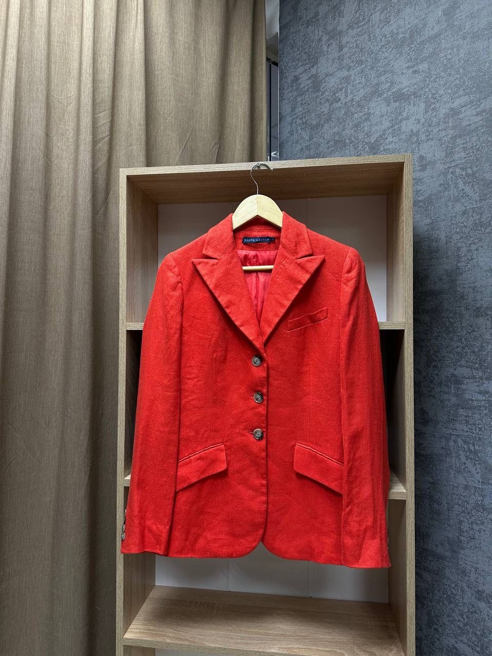 Polo Ralph Lauren × Vintage Polo Ralph Lauren Orange Women’s PRL Blazer Jacket Size M / US 6-8 / IT 42-44 - 4 Thumbnail