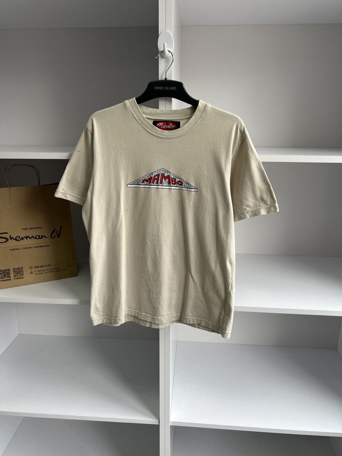 Mambo × Vintage Vintage Mambo Big Print Logo Streetwear Tee Size US M / EU 48-50 / 2 - 4 Thumbnail